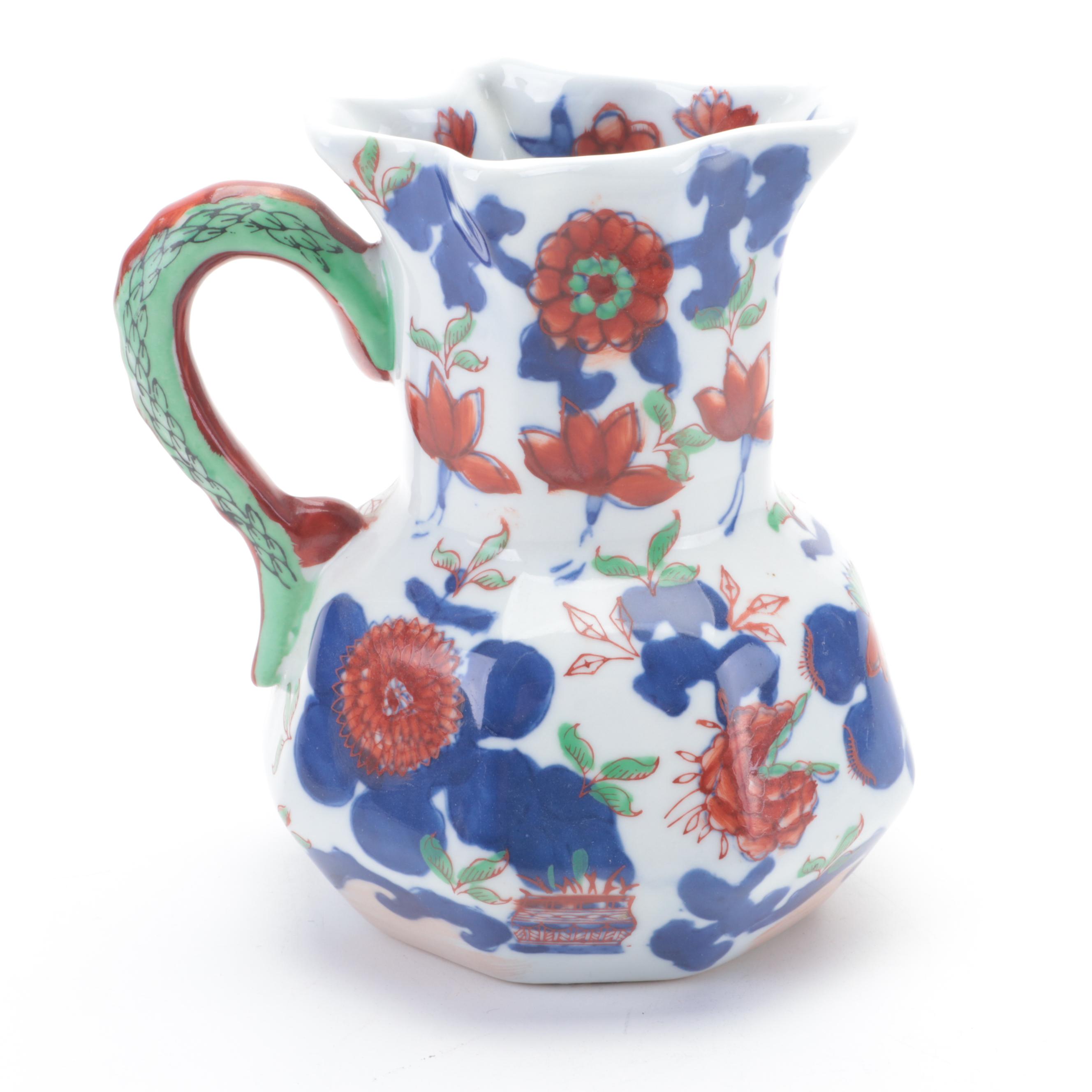 Graduated Hydra Handle Ironstone Jugs, Late 20th Century