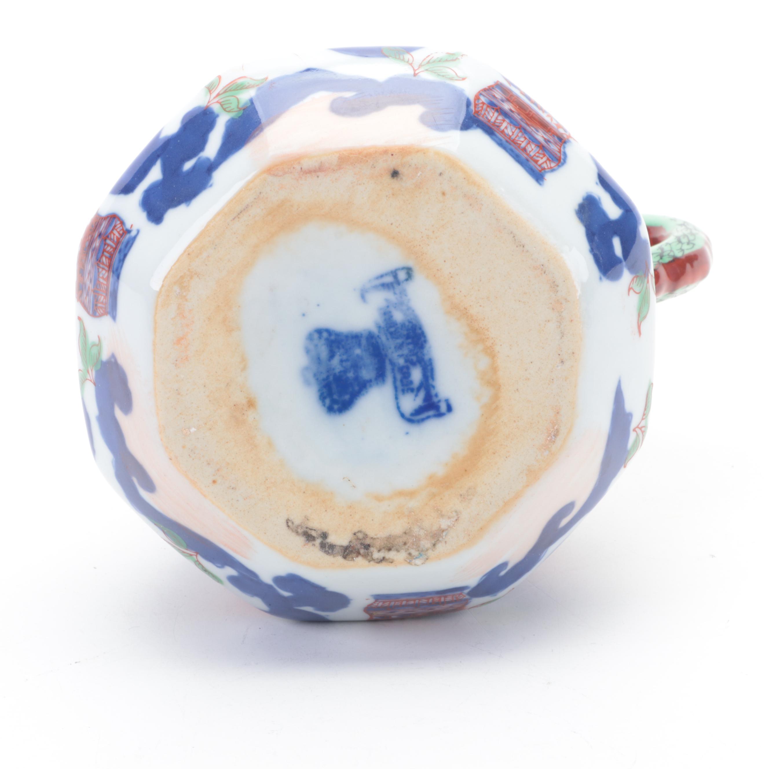 Graduated Hydra Handle Ironstone Jugs, Late 20th Century