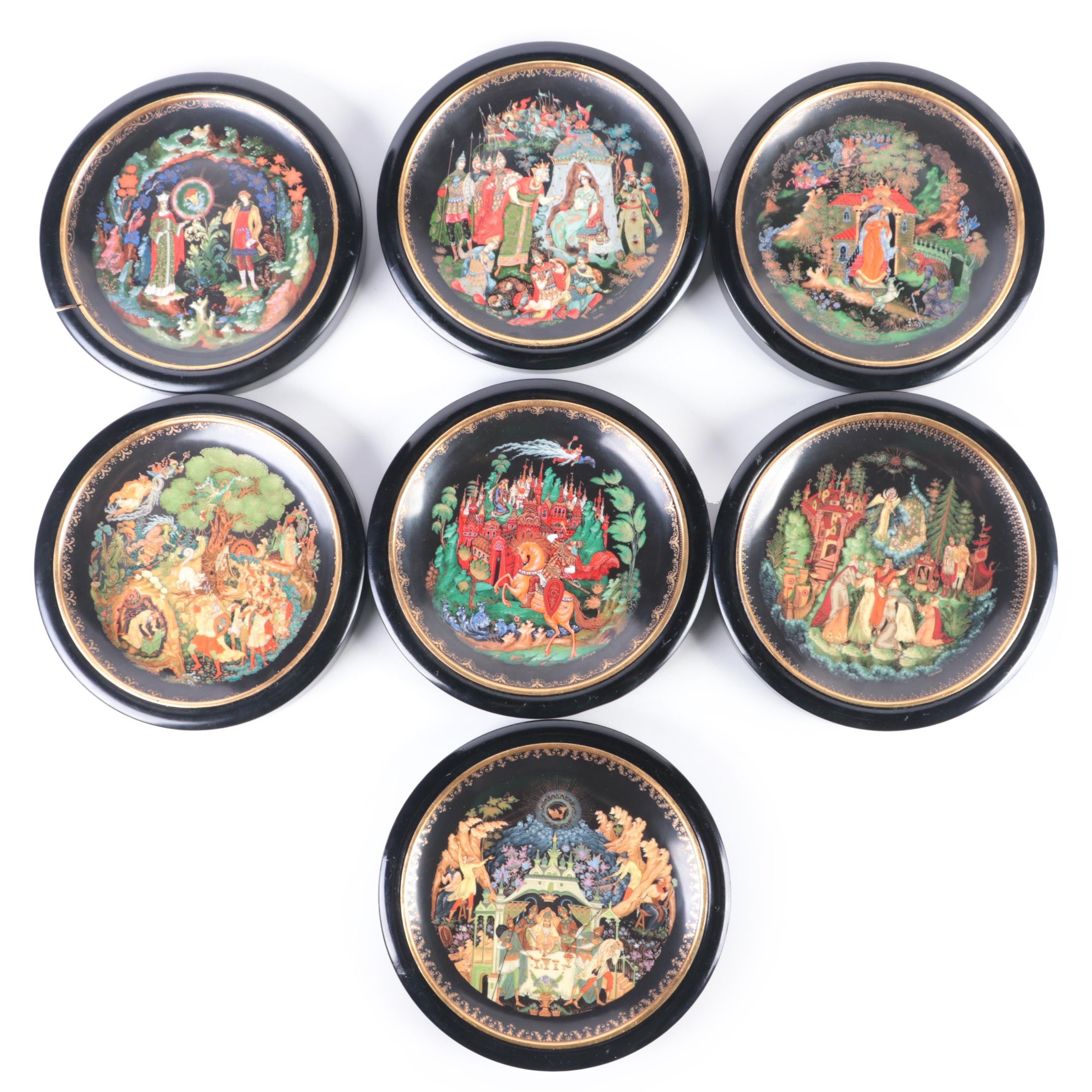 Bradford Exchange "Tianex" Russian Fairy Tale Collector Plates