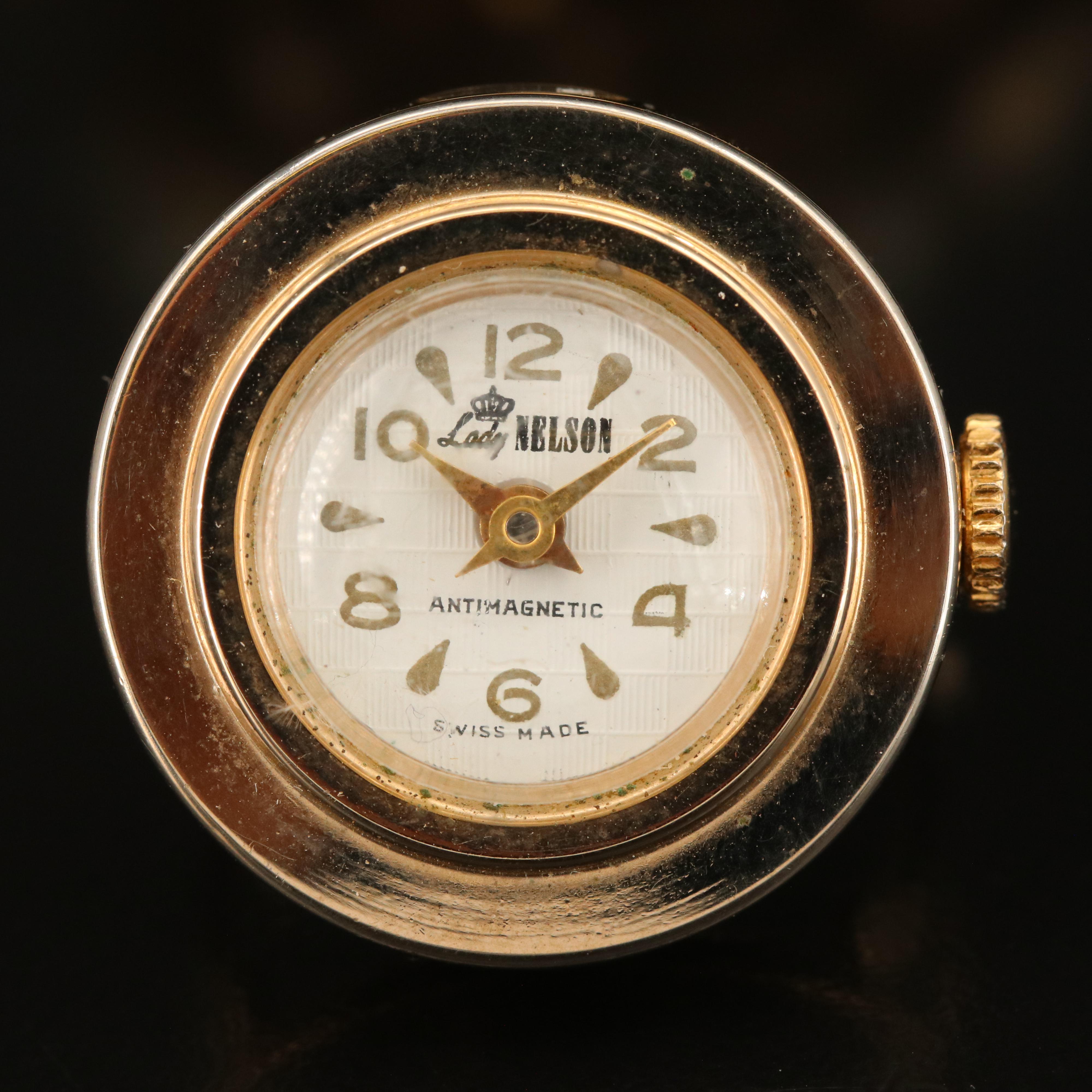 Seven Vintage Watch Pins and Ring