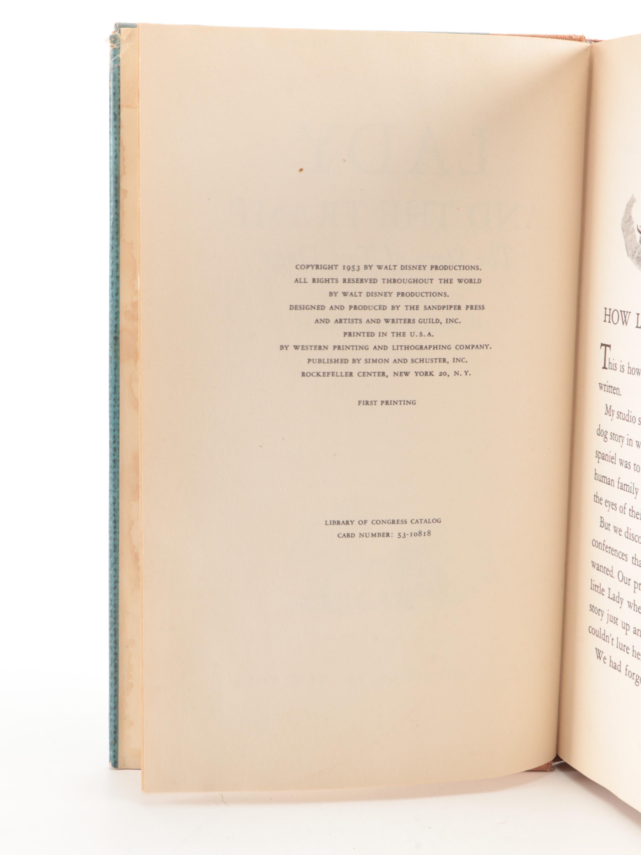 "Lady And The Tramp" by Ward Greene, 1953