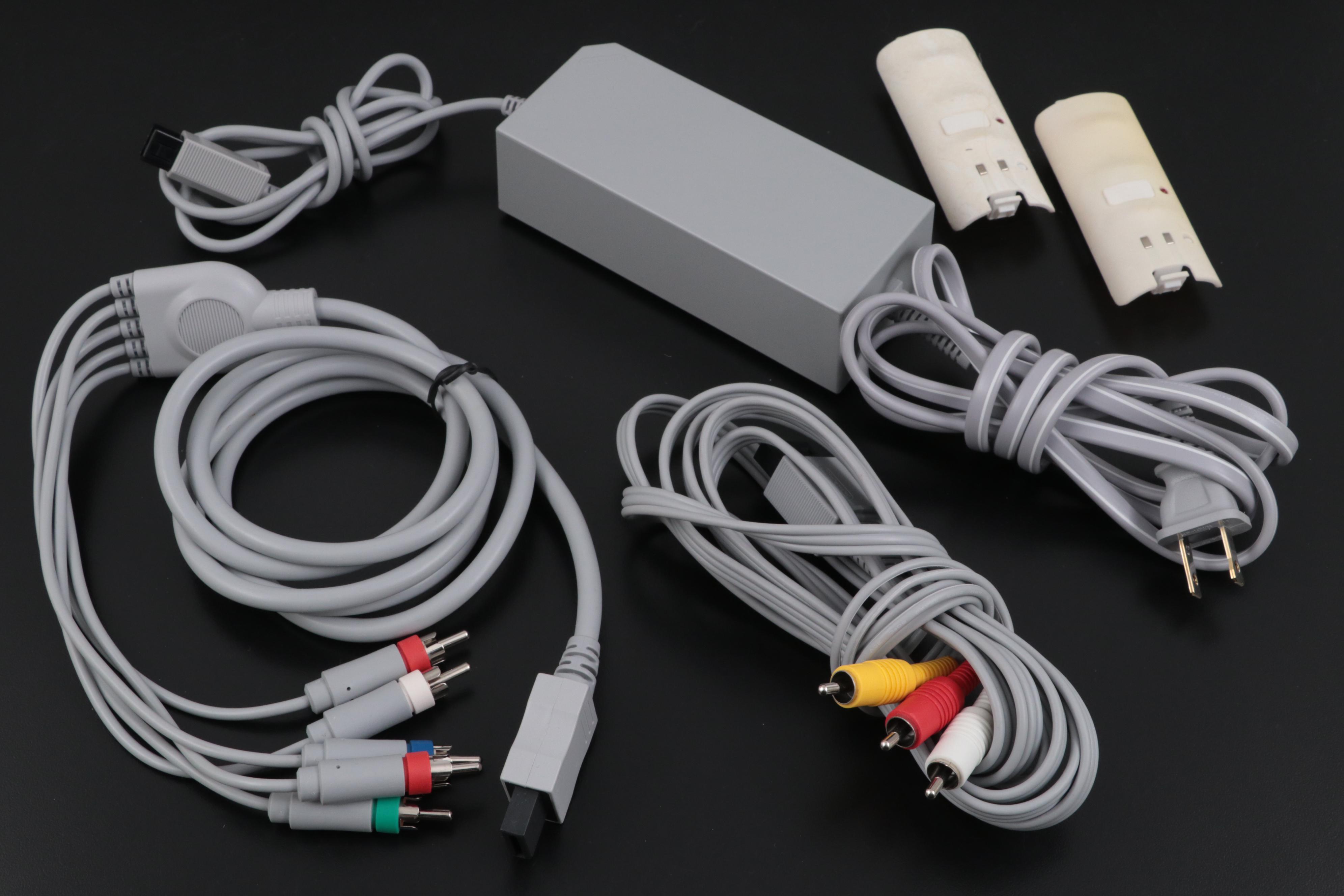 Nintendo Wii Gaming System with Games and Accessories Including Mario Kart, More