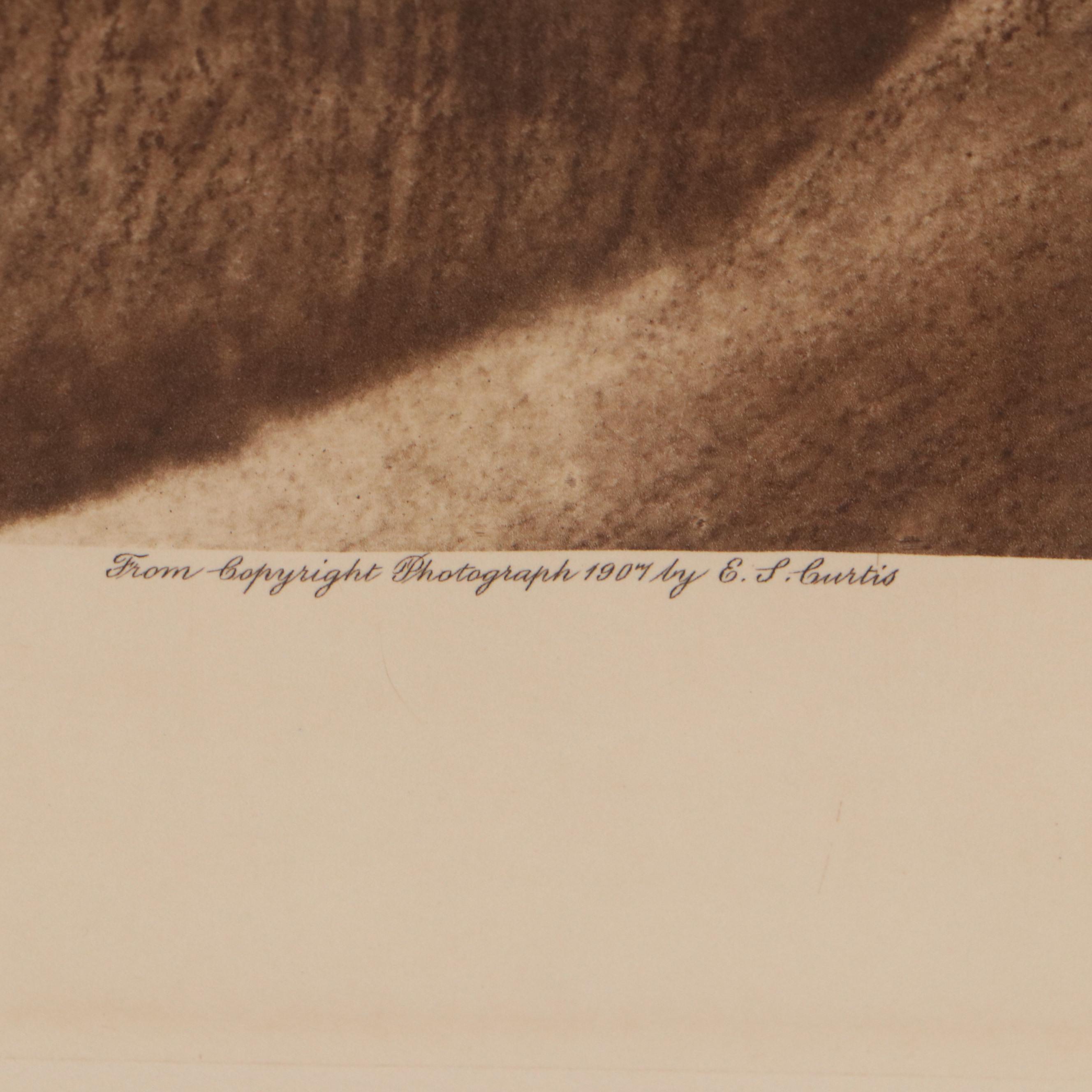 Photogravure After Edward S. Curtis "Geronimo - Apache"