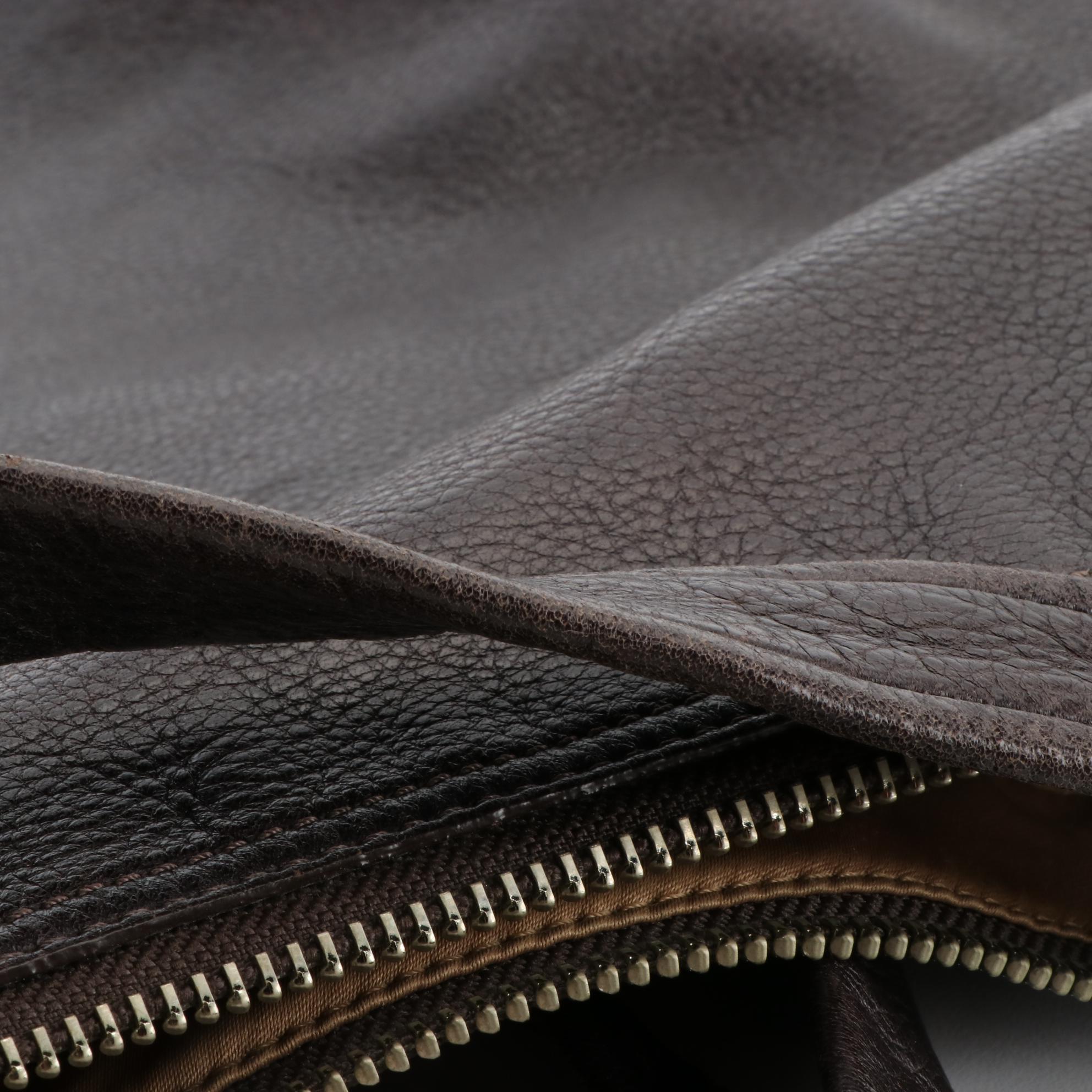 Coach Ali Hobo Two-Way Bag in Black Full Grain Leather