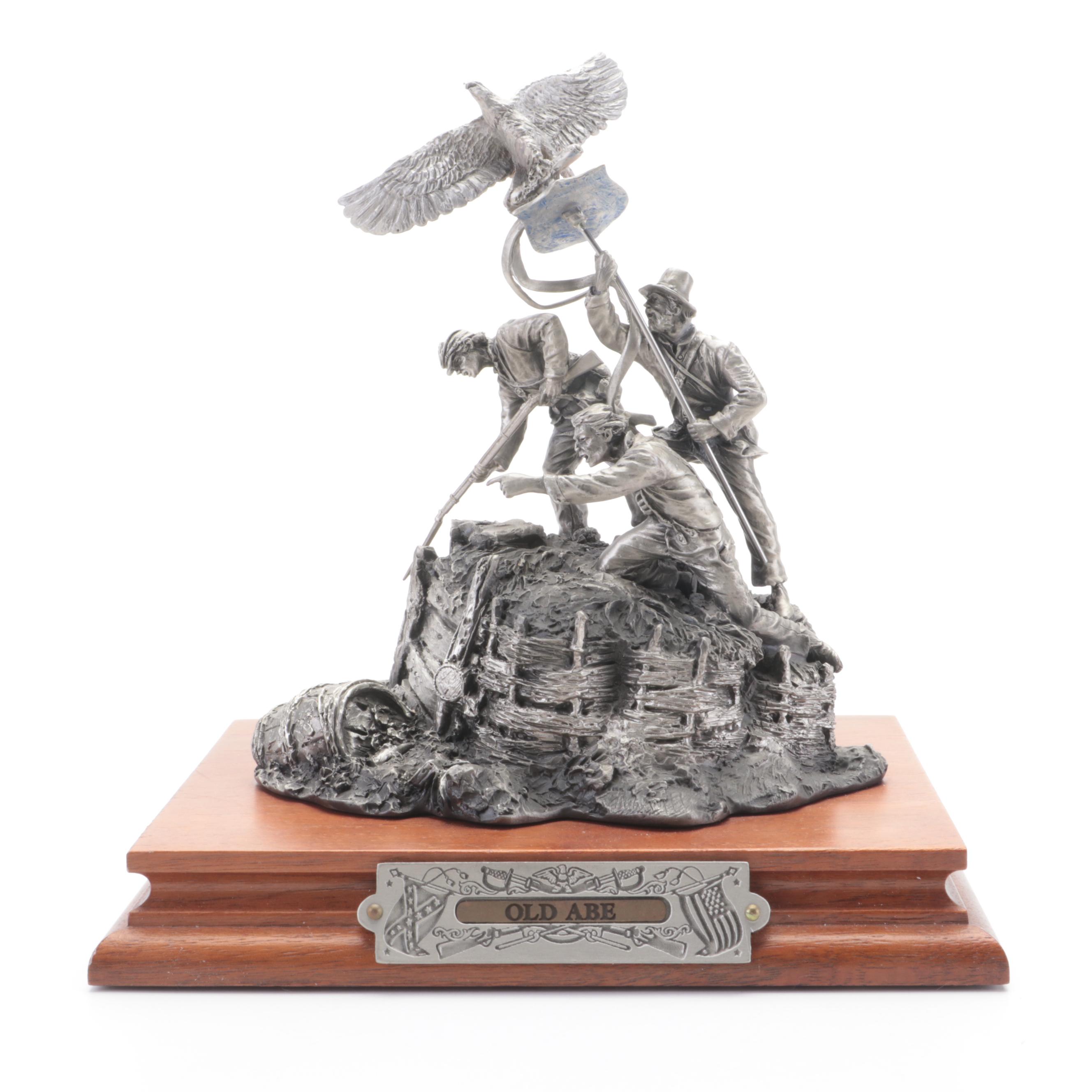 Francis J. Barnum for Chilmark "Old Abe" Pewter Sculpture 1994