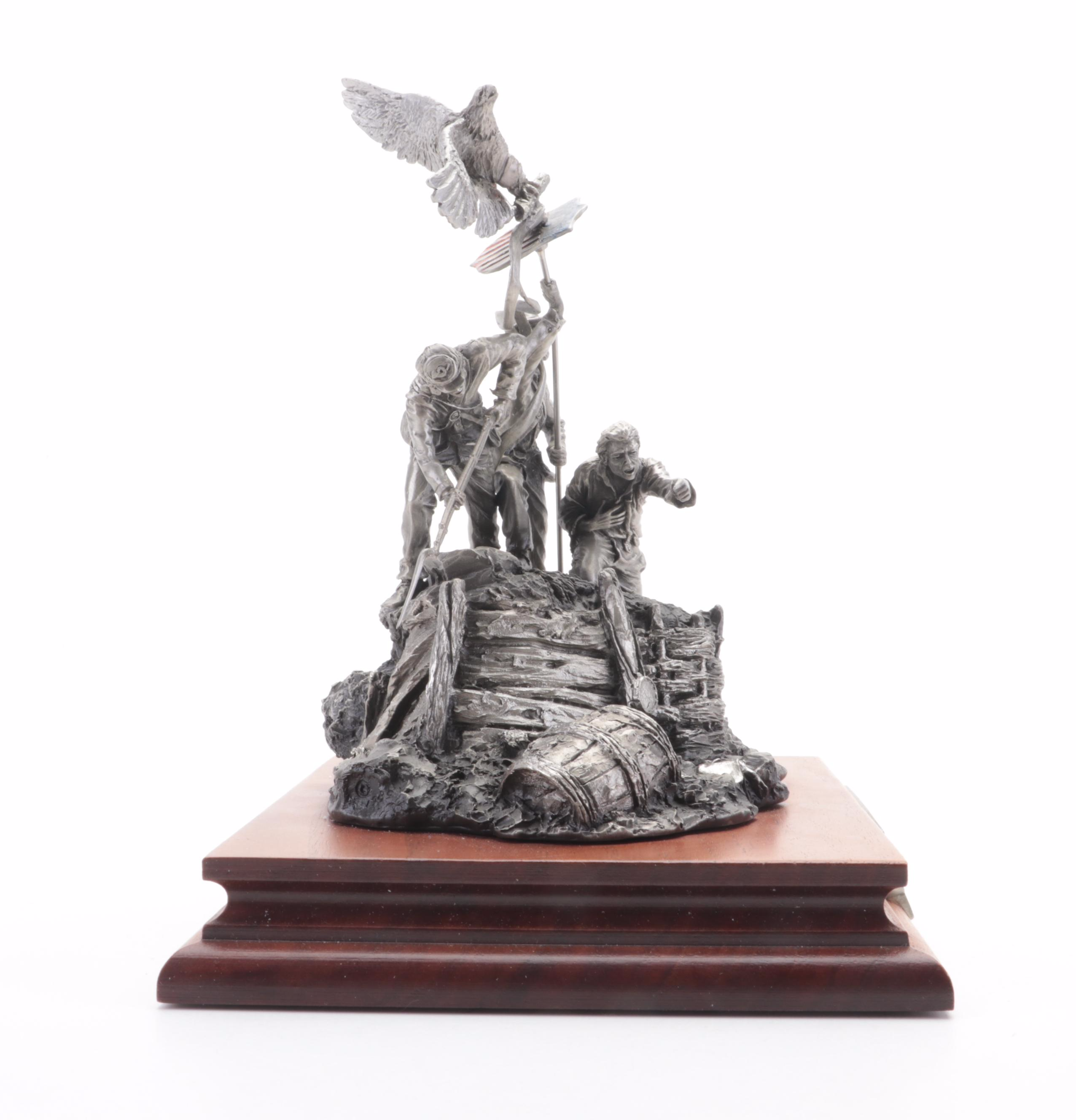 Francis J. Barnum for Chilmark "Old Abe" Pewter Sculpture 1994