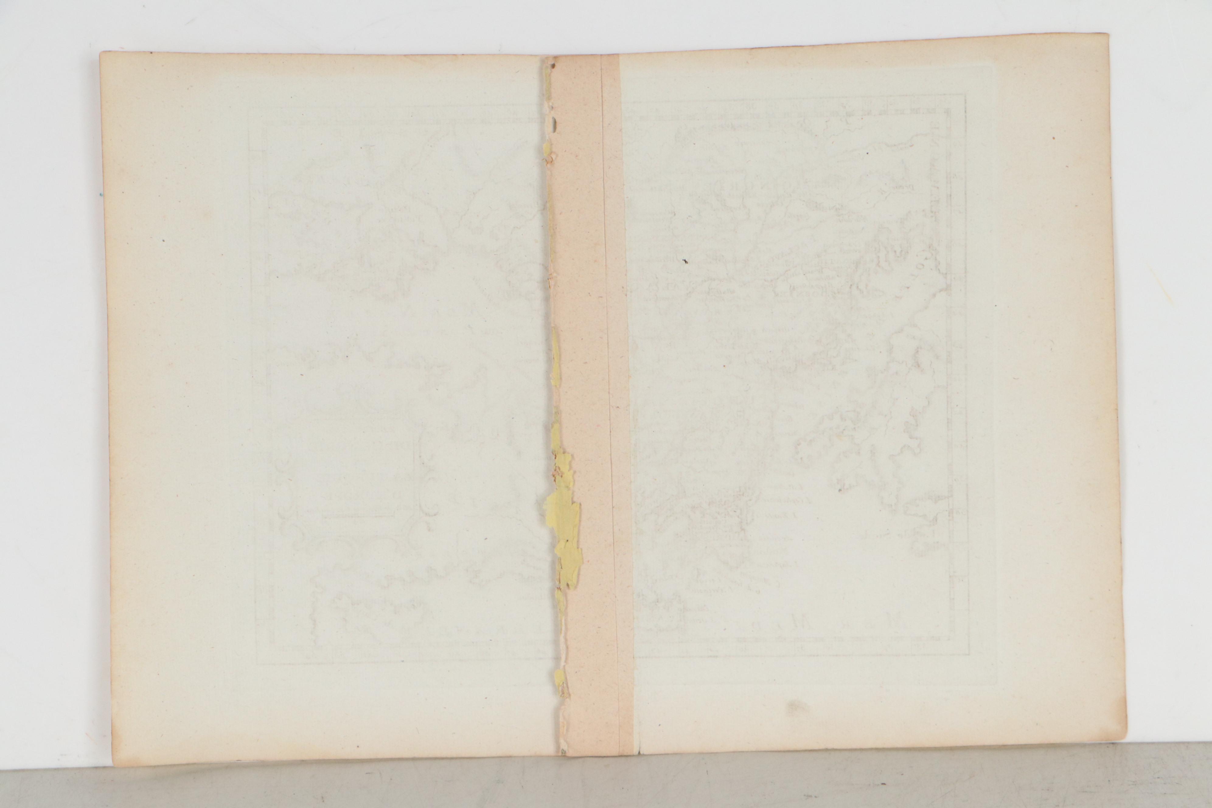 Map After Jean-Baptiste Nolin "Le Royaume de Hongrie et la Turqie d'Europe"