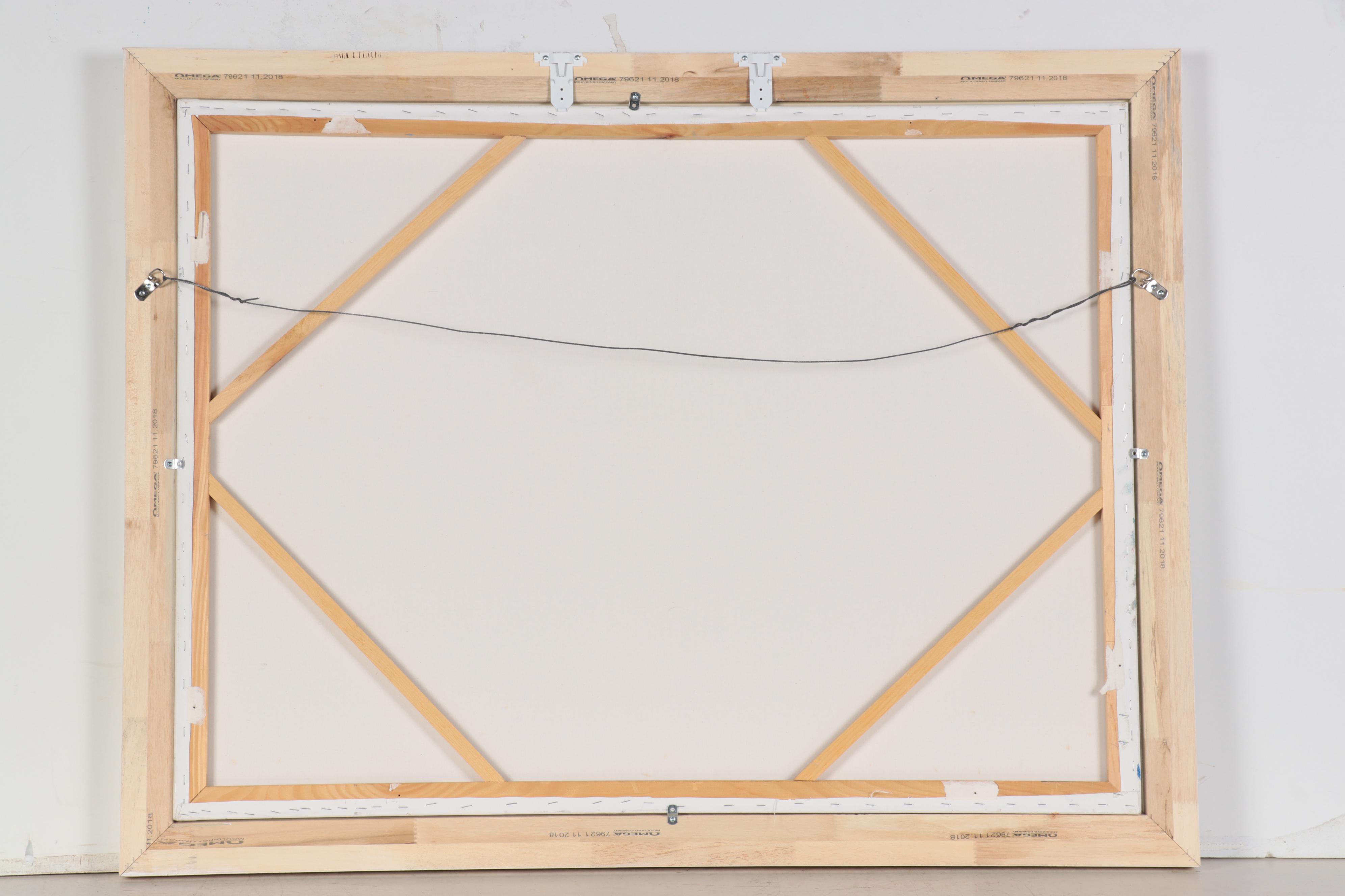 Karen Rolfes Large-Scale Impasto Oil Painting of Forest, Late 20th Century