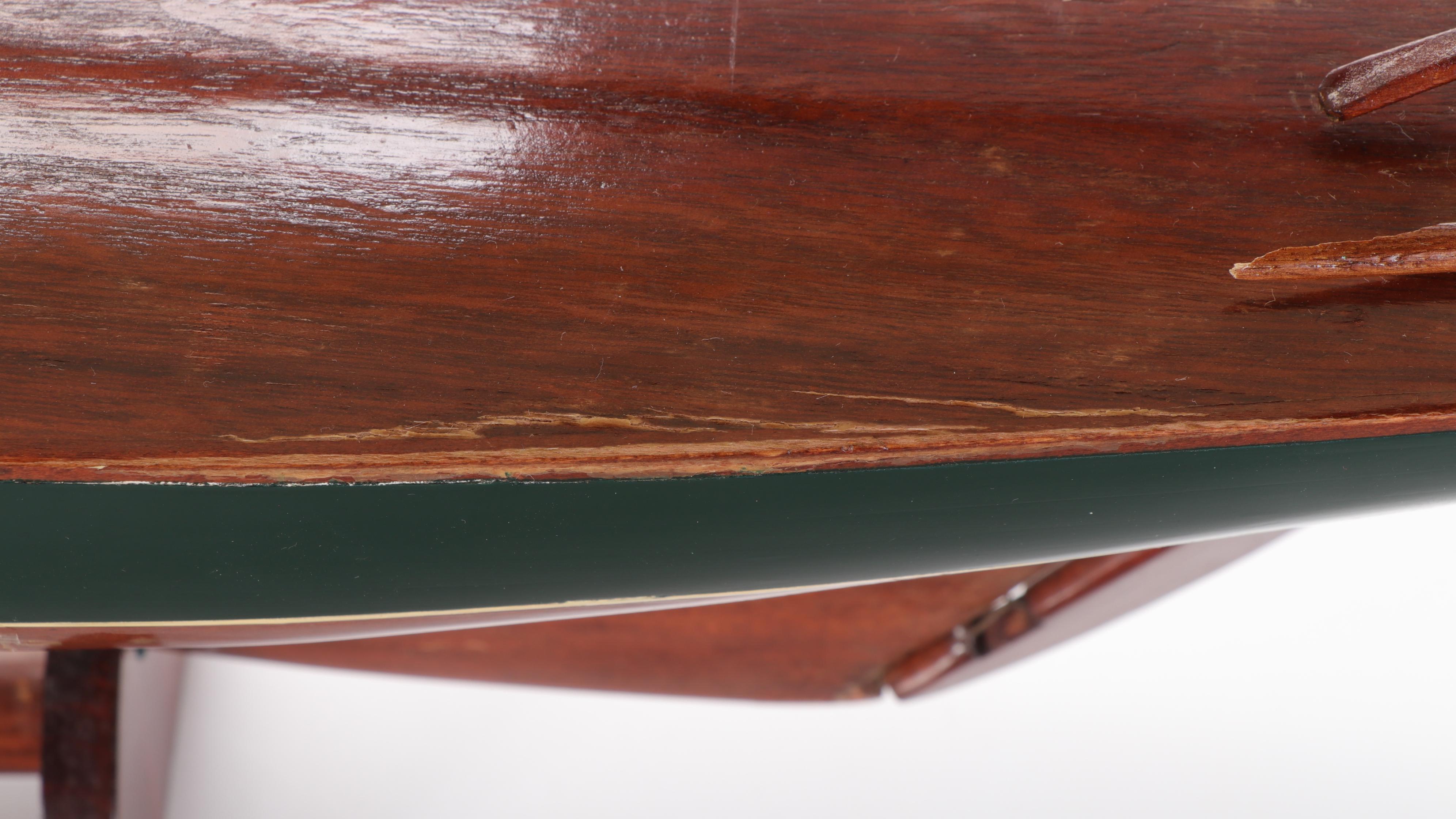 Handcrafted Wooden Model Sailboat