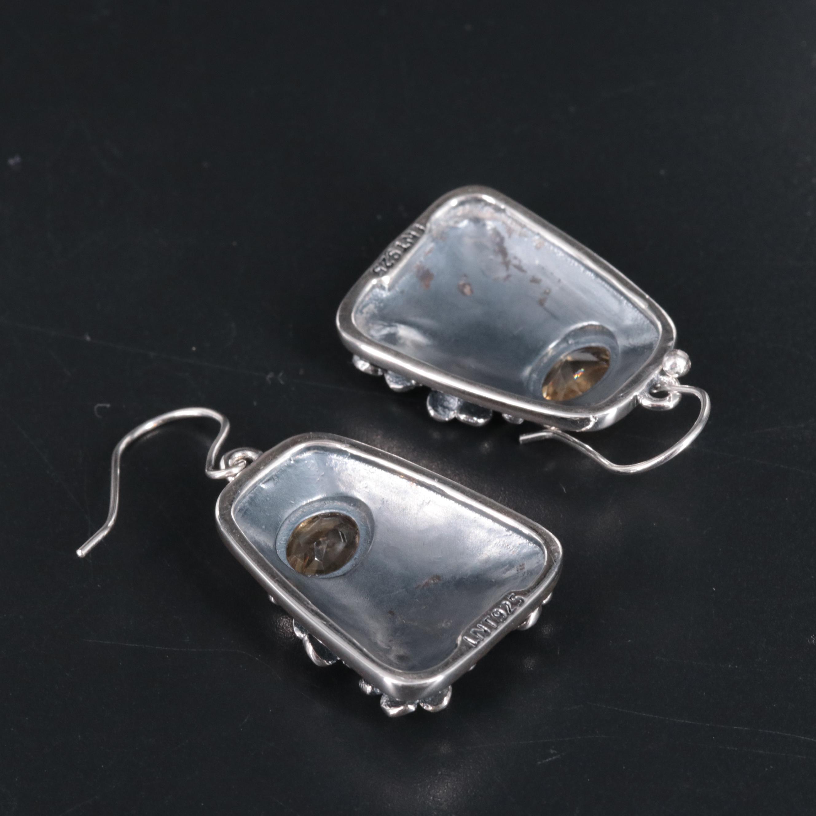 Sterling Silver Gemstone Earrings