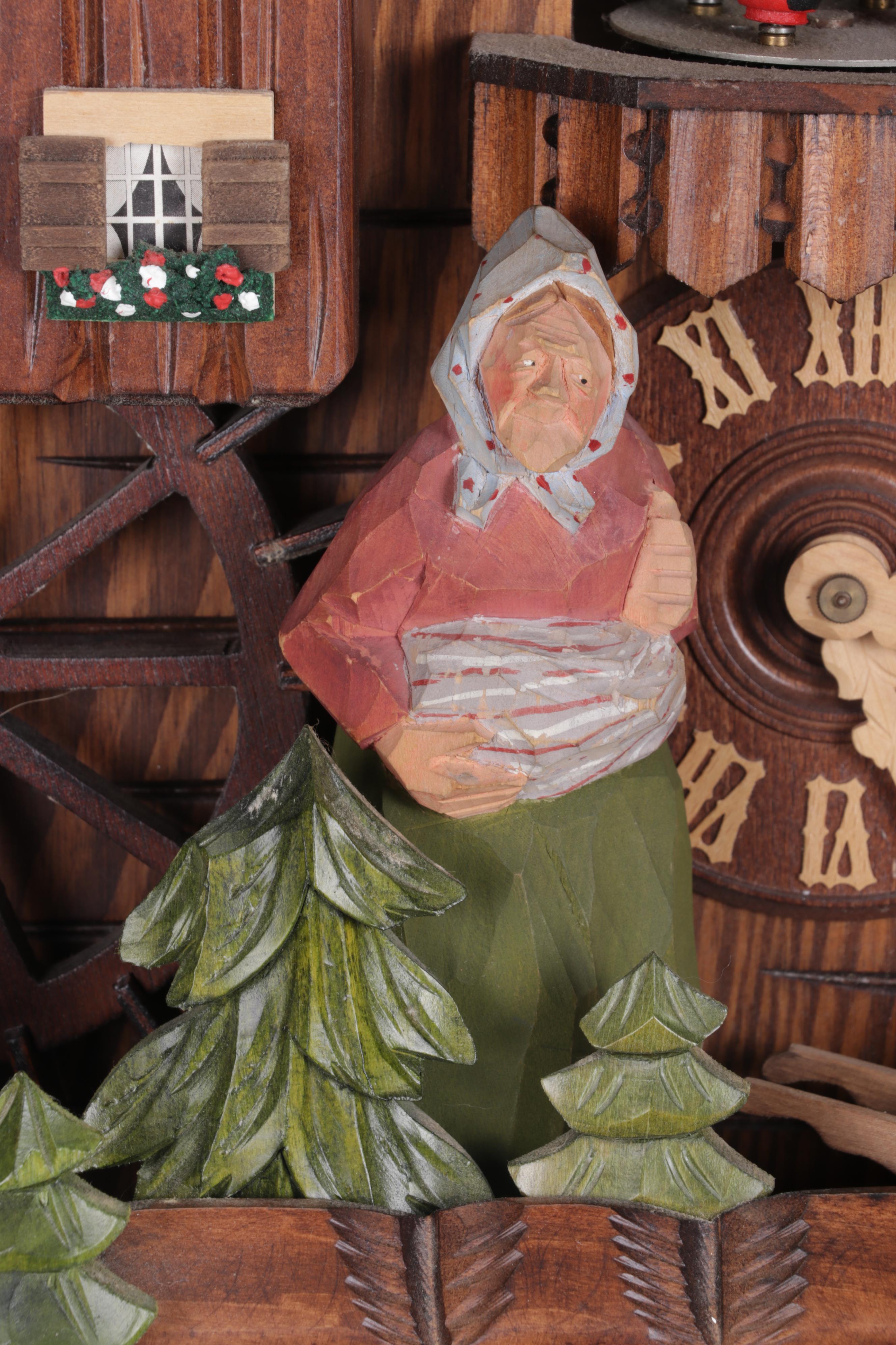 German Regula Chalet Style Cuckoo Clock, 20th Century