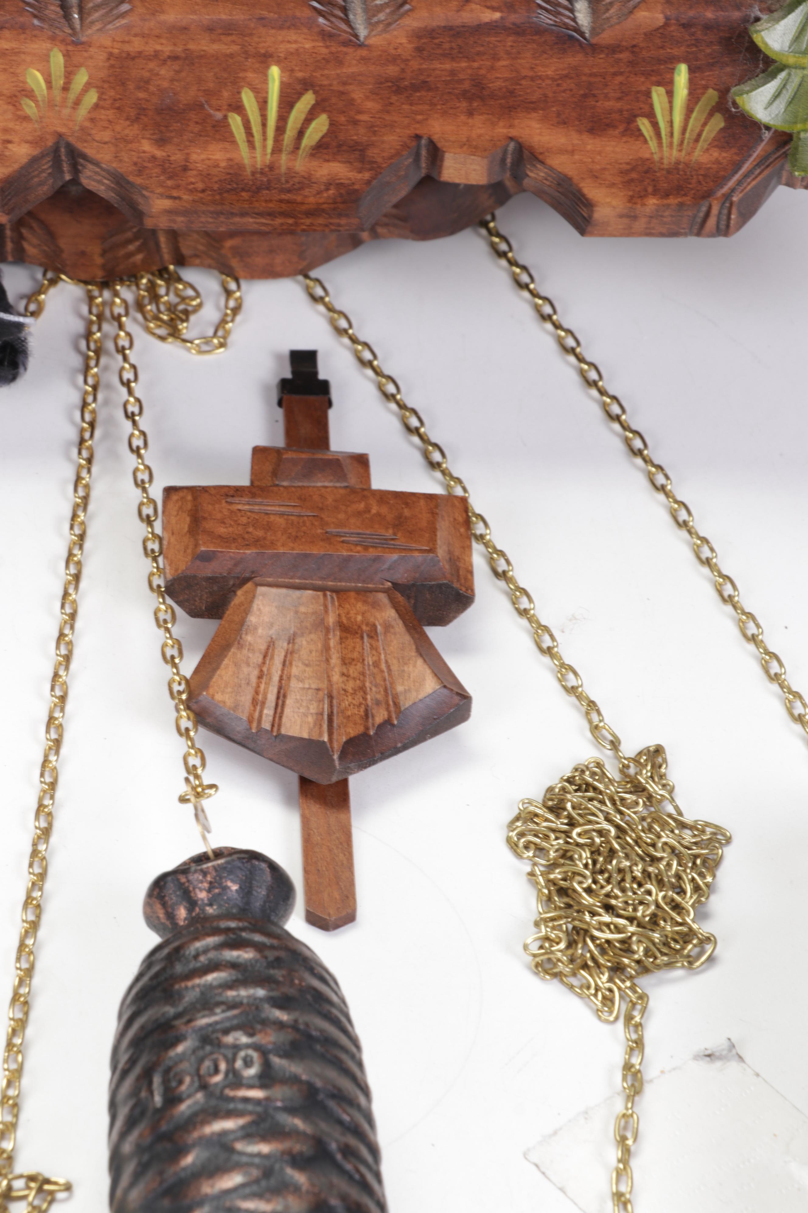 German Regula Chalet Style Cuckoo Clock, 20th Century