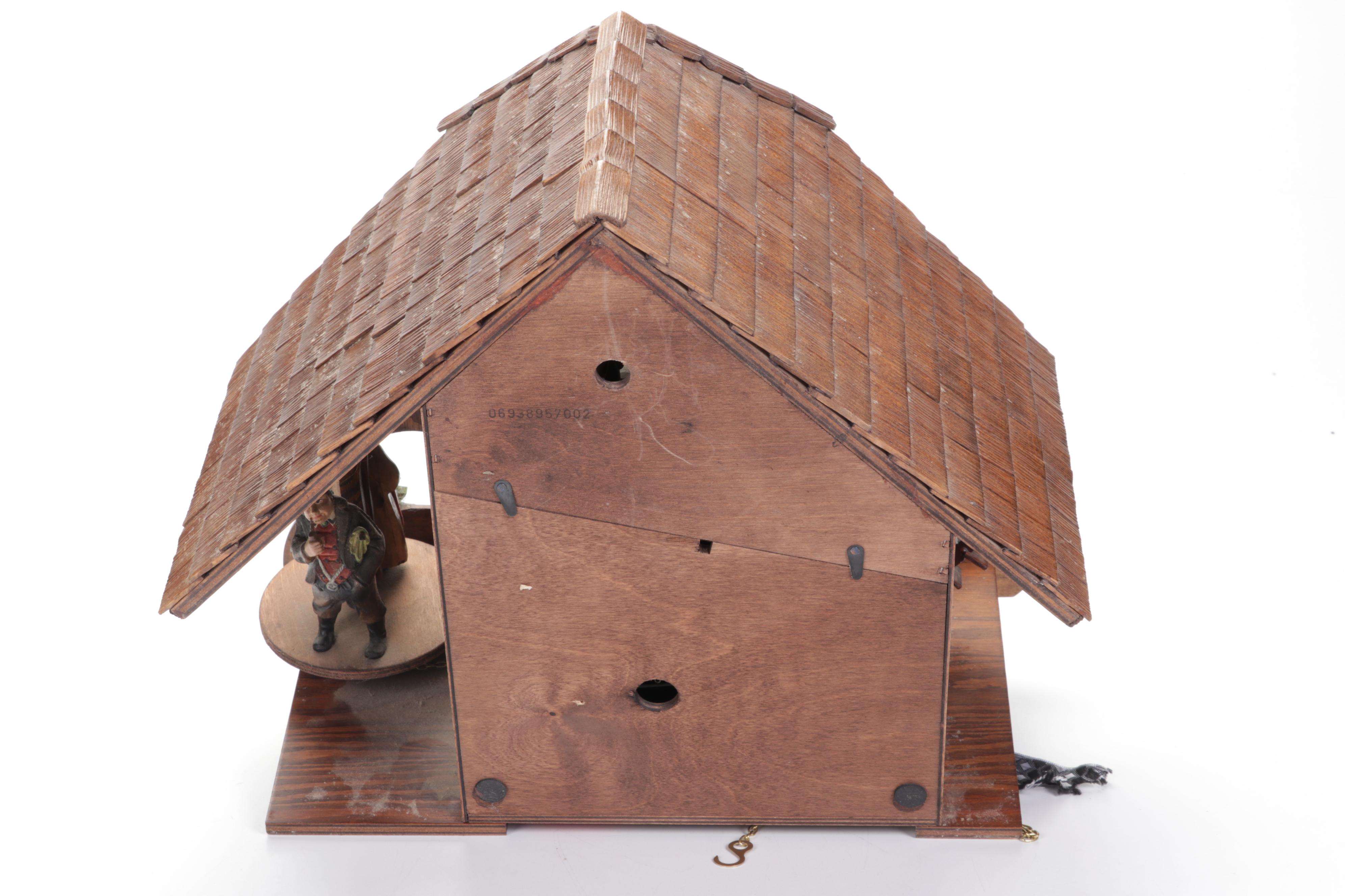 German Regula Chalet Style Cuckoo Clock, 20th Century