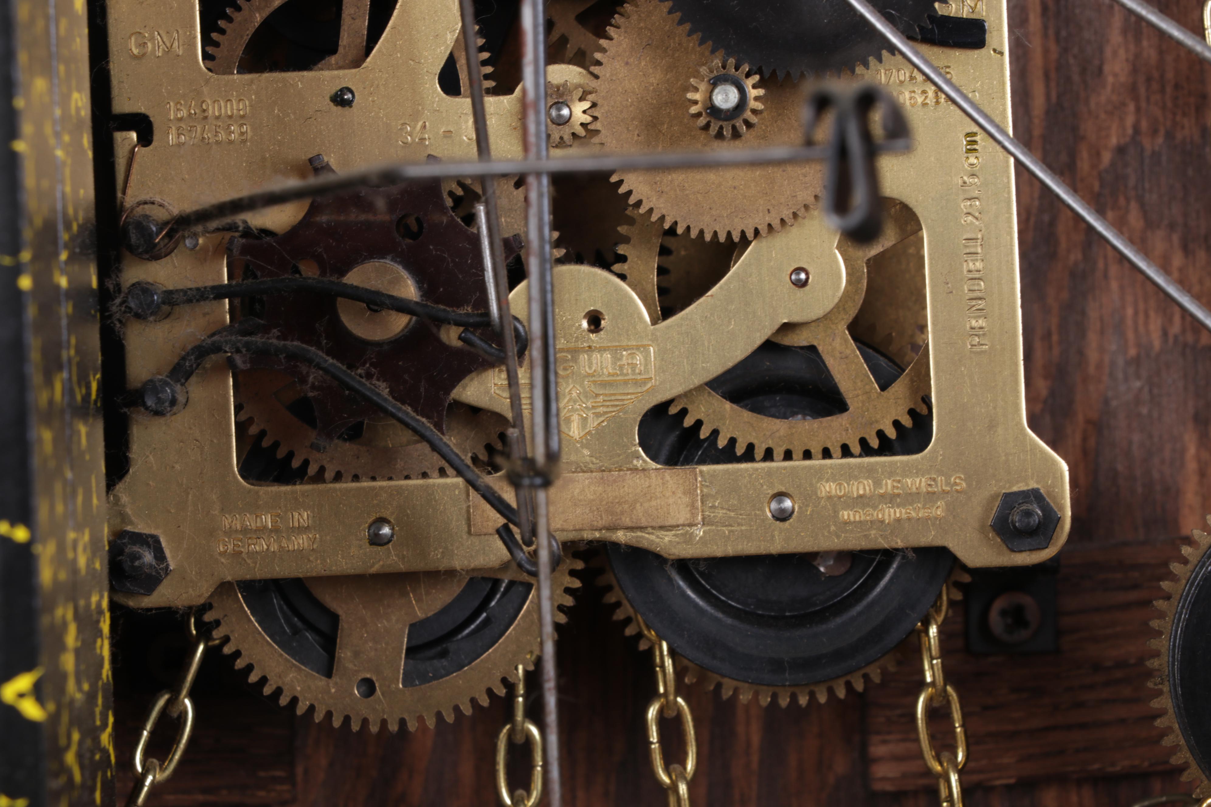 German Regula Chalet Style Cuckoo Clock, 20th Century