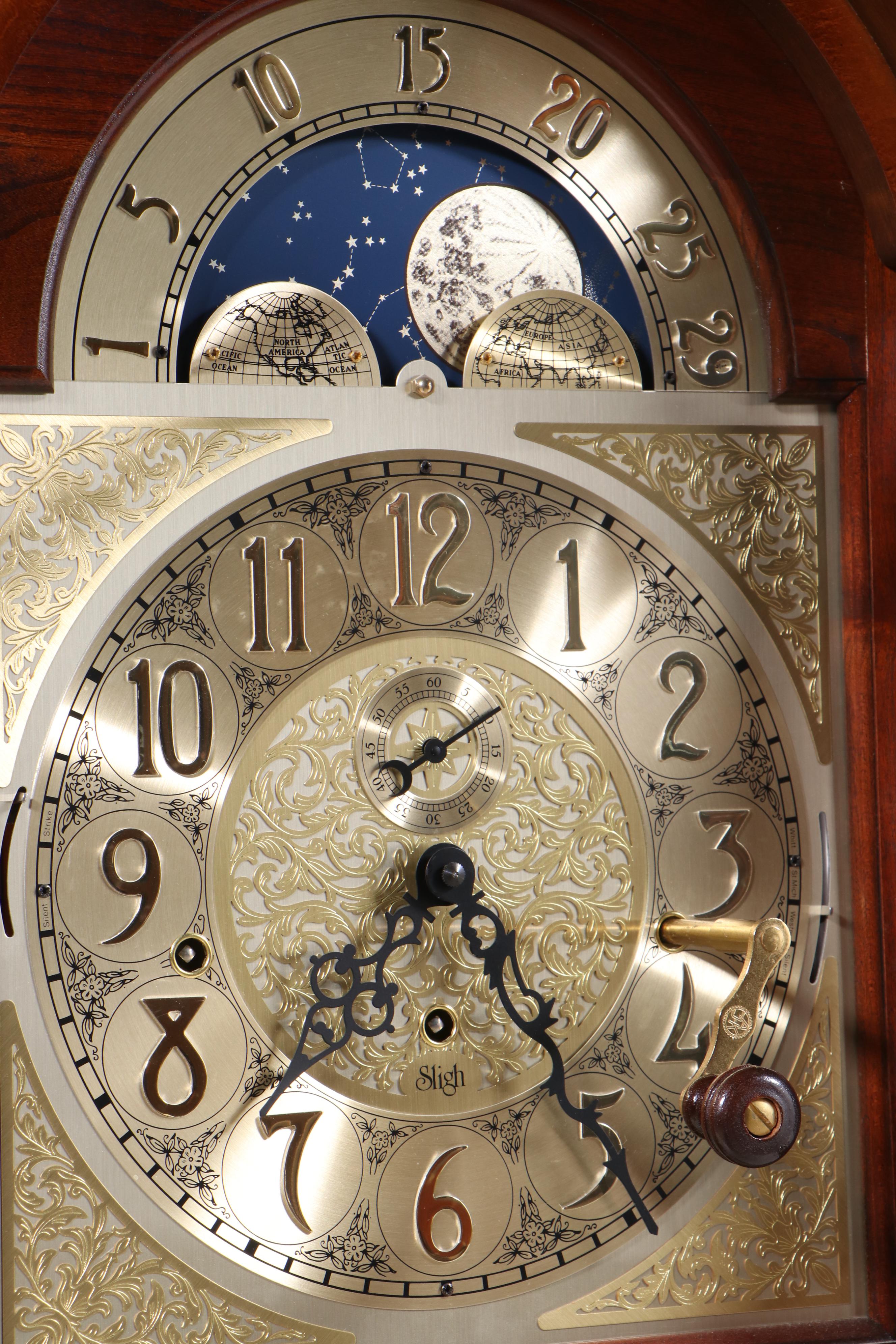Sligh Colonial Style Grandfather Clock