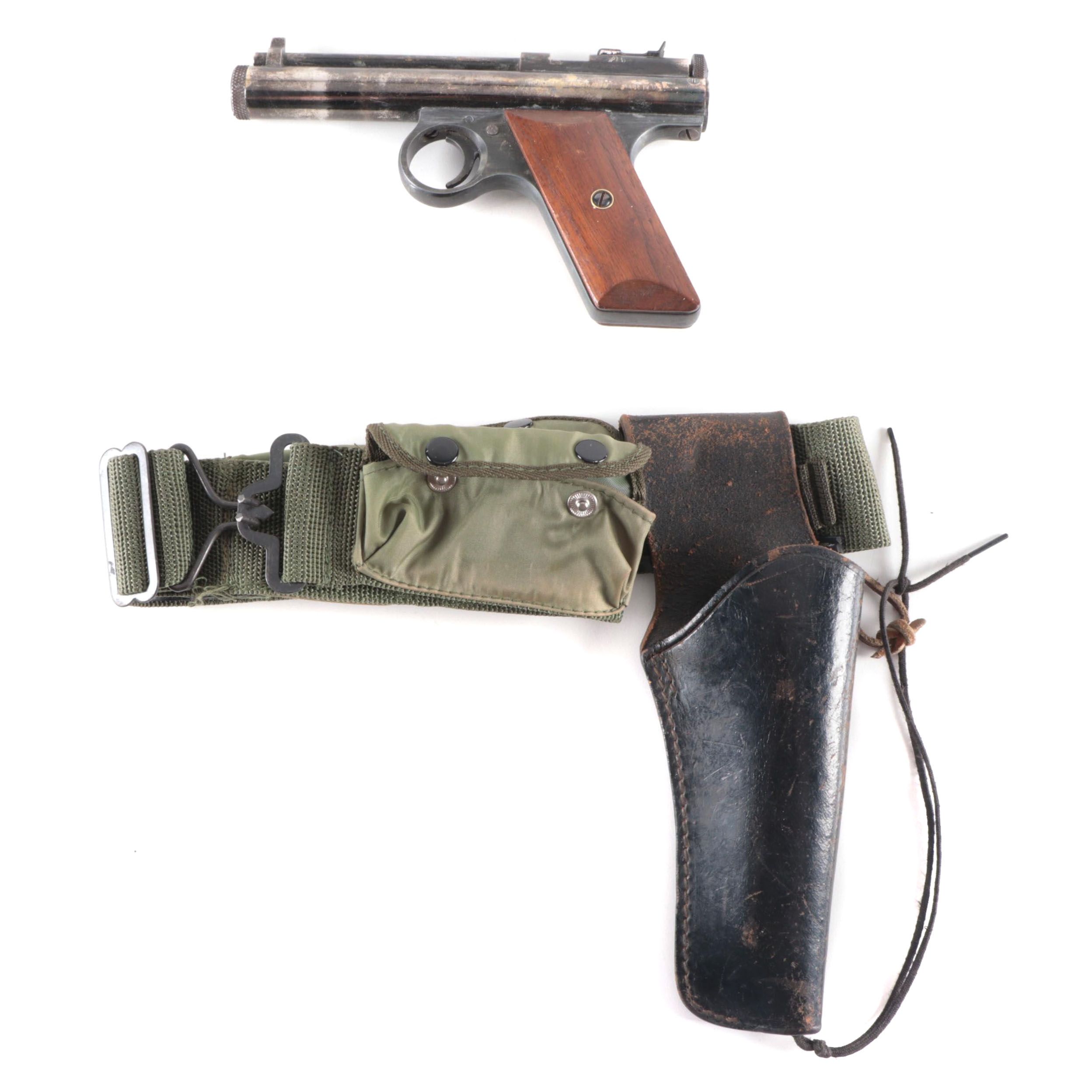 Benjamin Model 250 Air Pistol with Holster and Belt