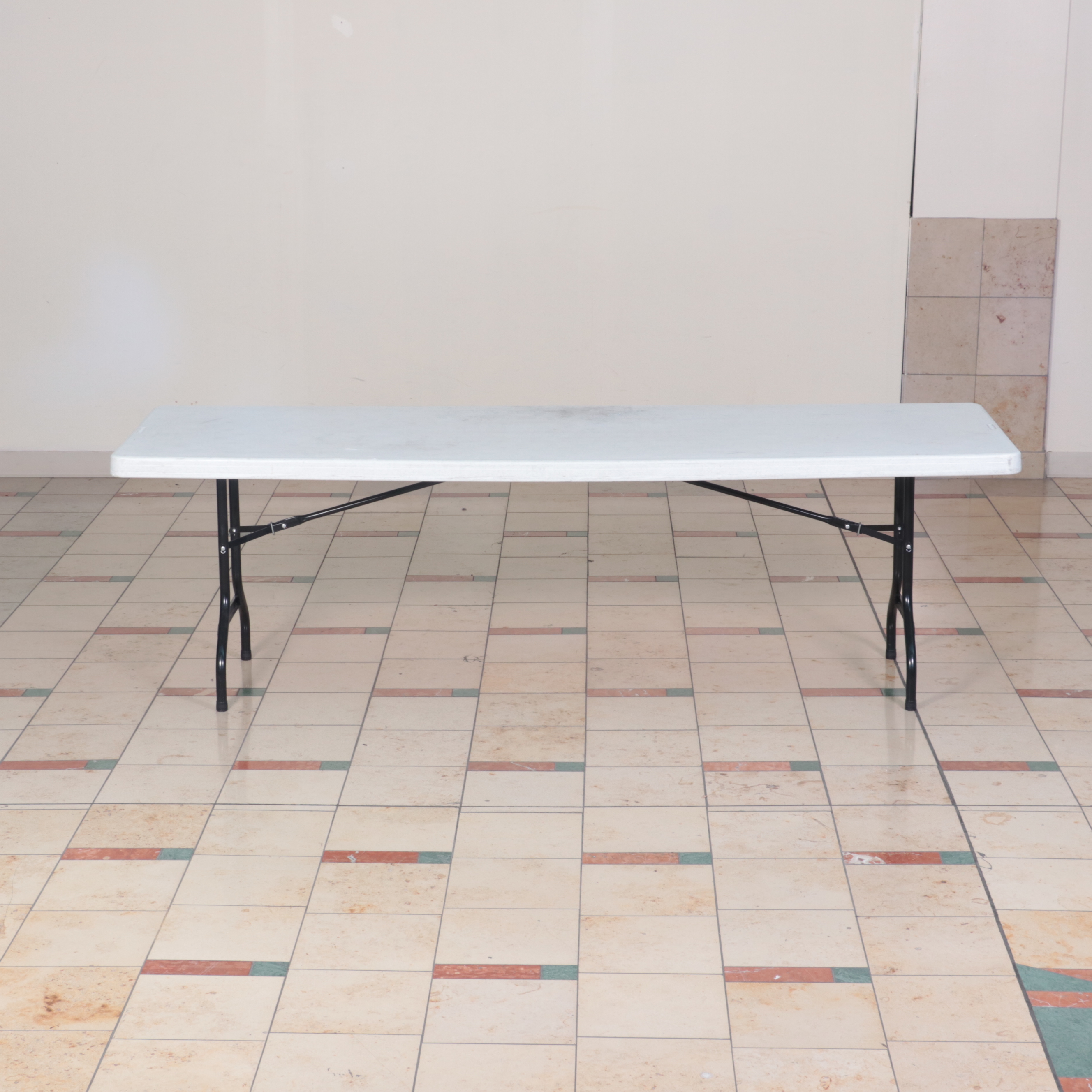 Pair of Lifetime Plastic Folding Tables