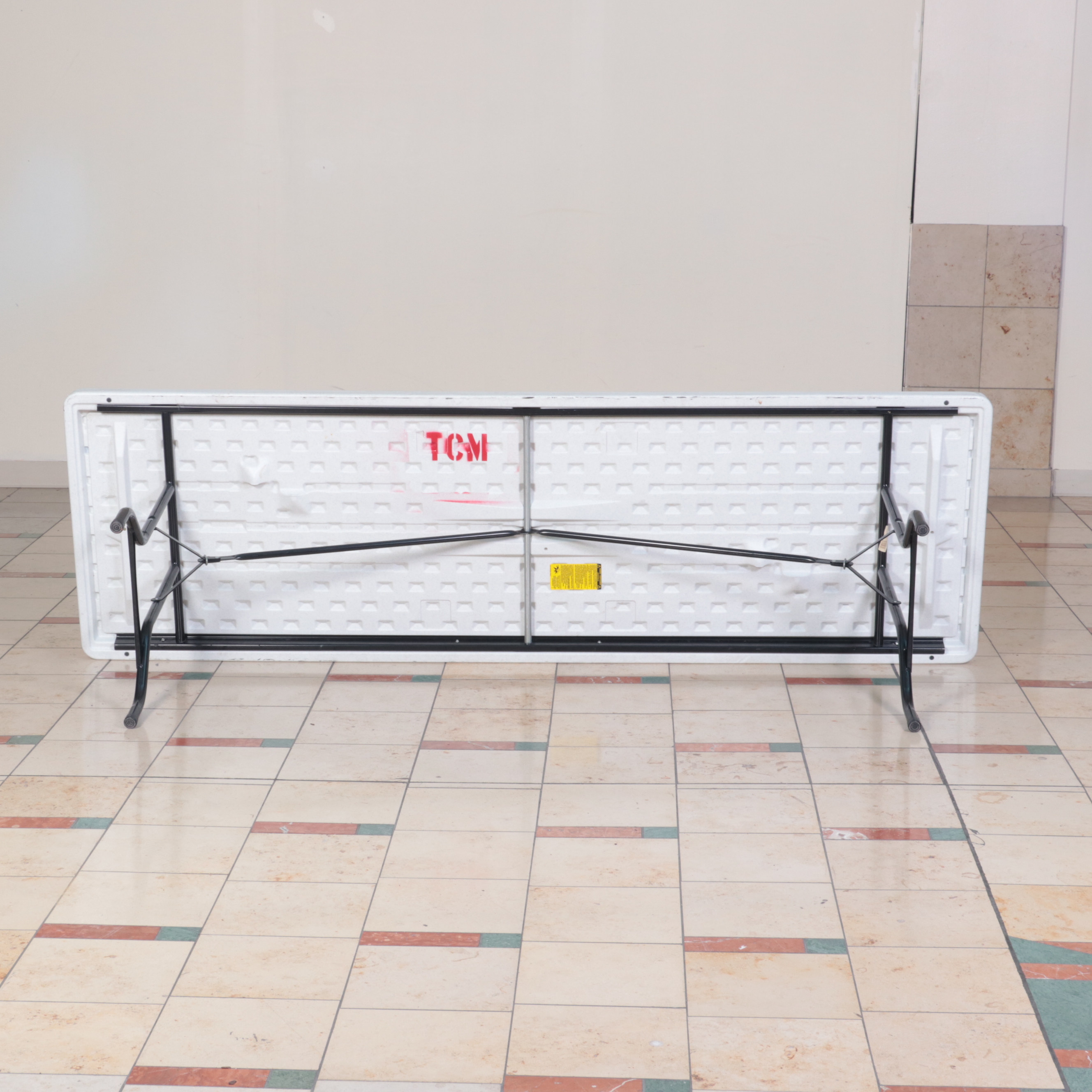 Pair of Lifetime Plastic Folding Tables