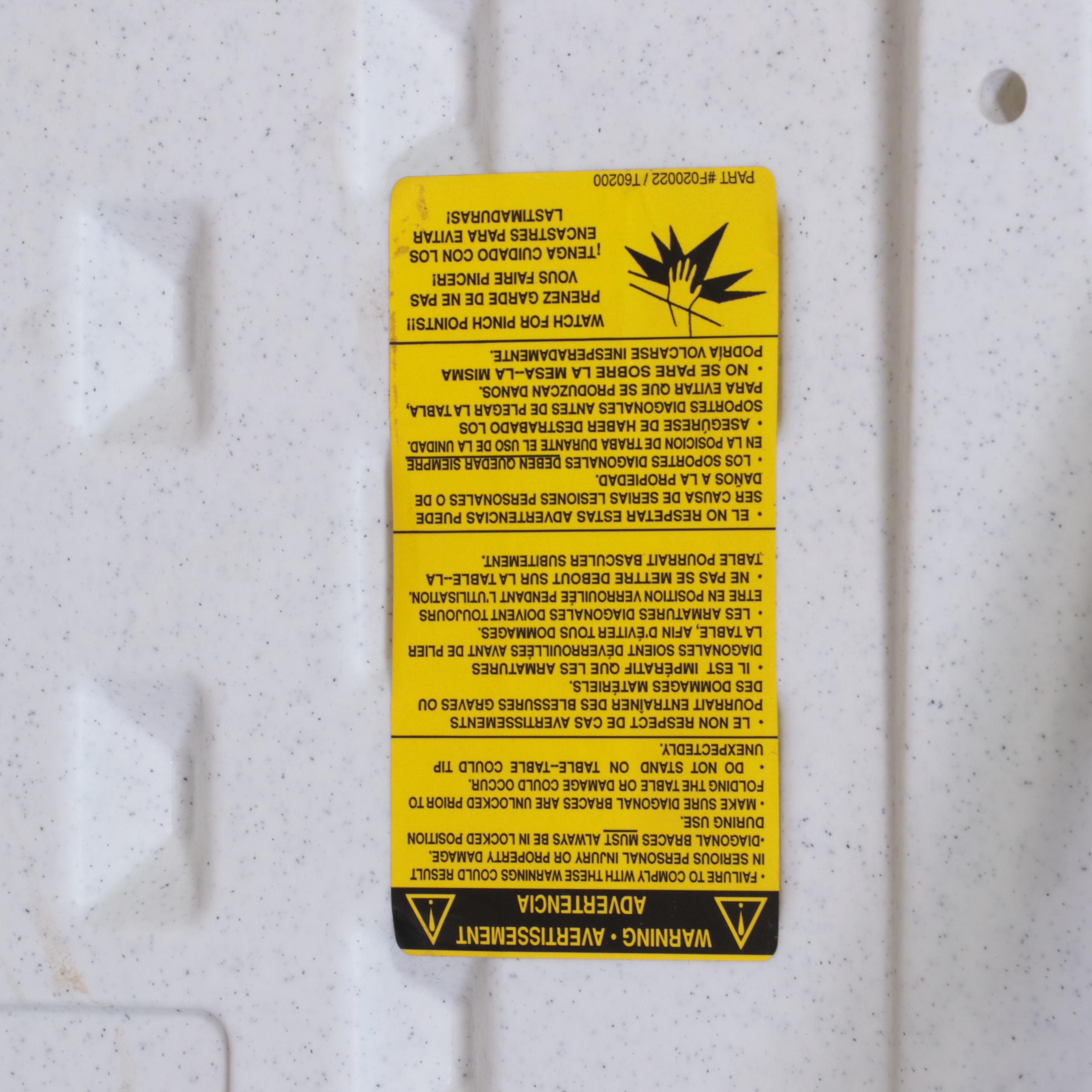 Pair of Lifetime Plastic Folding Tables