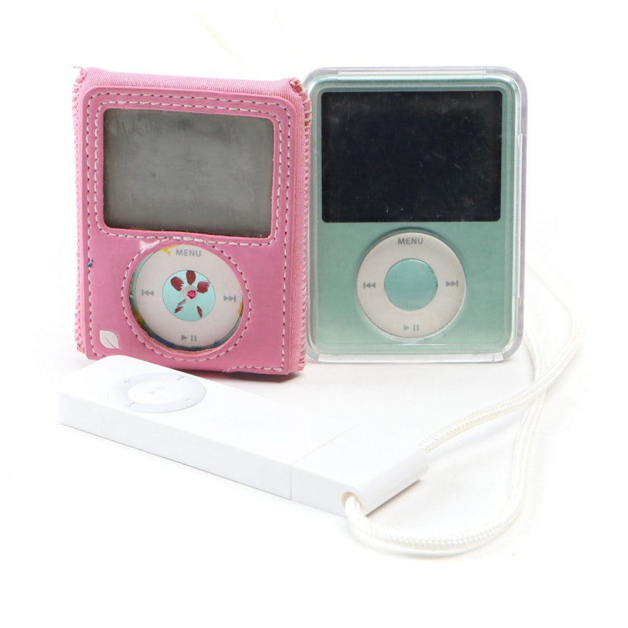 Apple iPod Shuffle 1st Generation and iPod Nano 3rd Generation MP3 Players