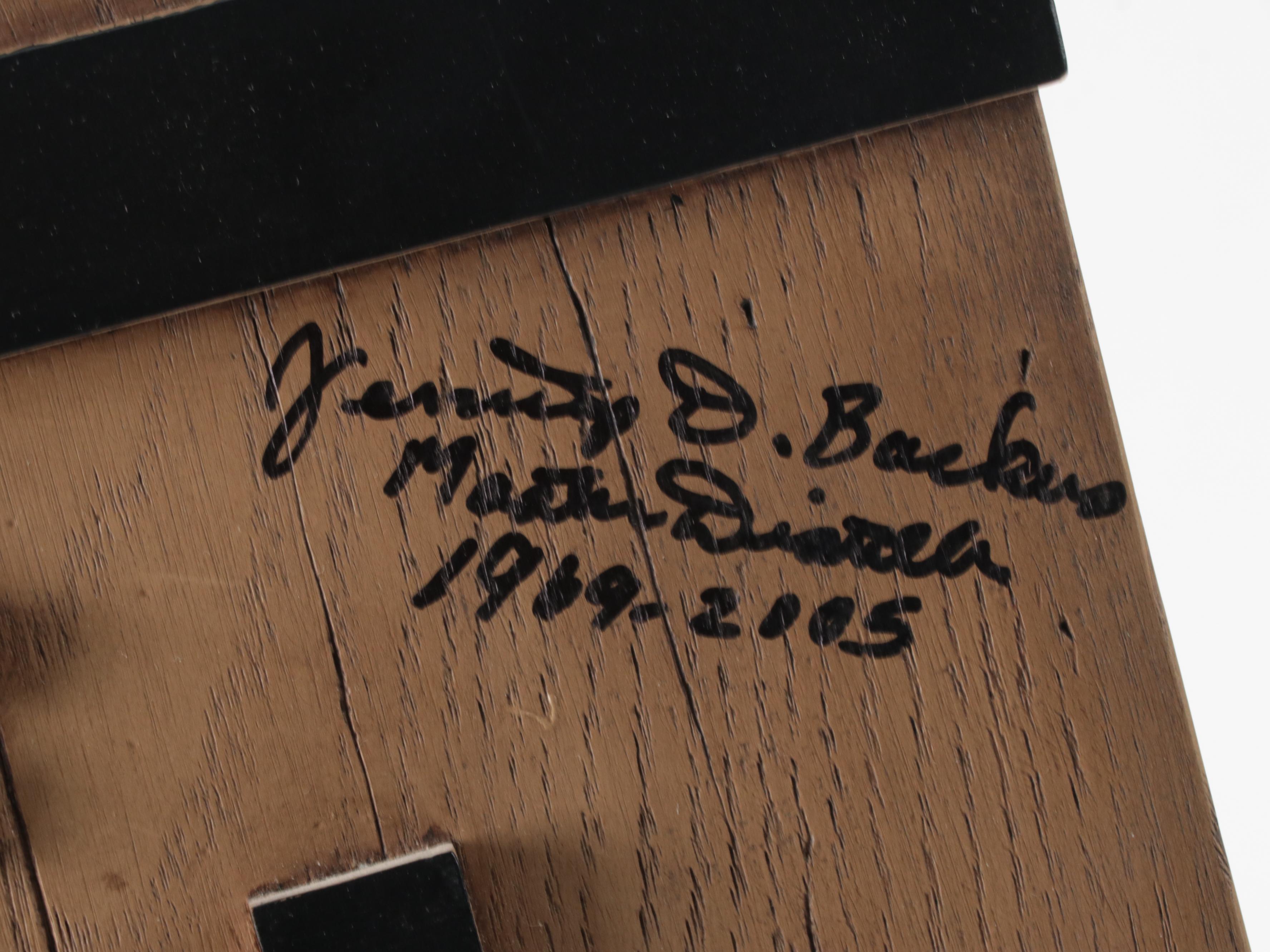 George Dickel Whisky Master Distillers Signed 110th Anniversary Wall Sign