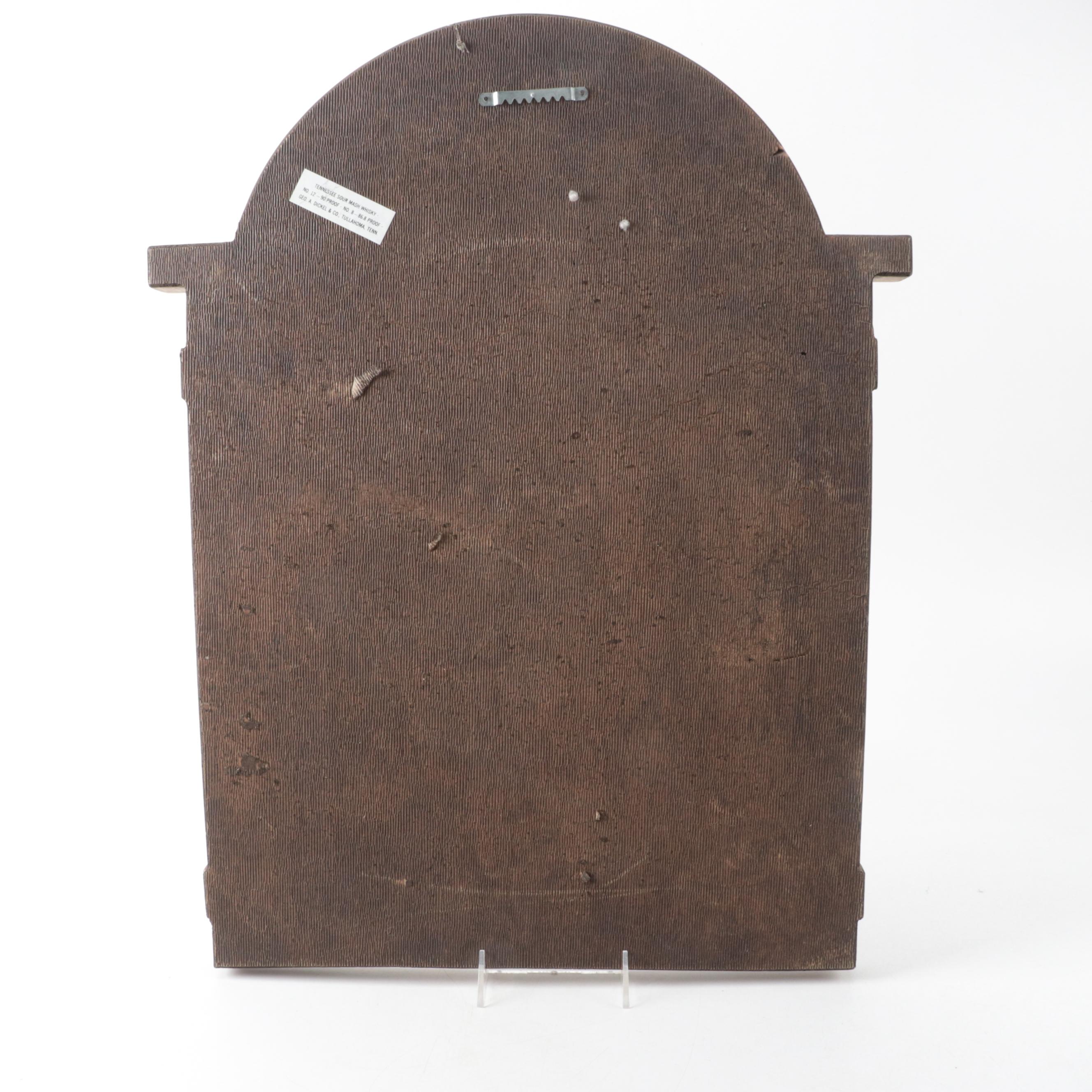 George Dickel Whisky Master Distillers Signed 110th Anniversary Wall Sign