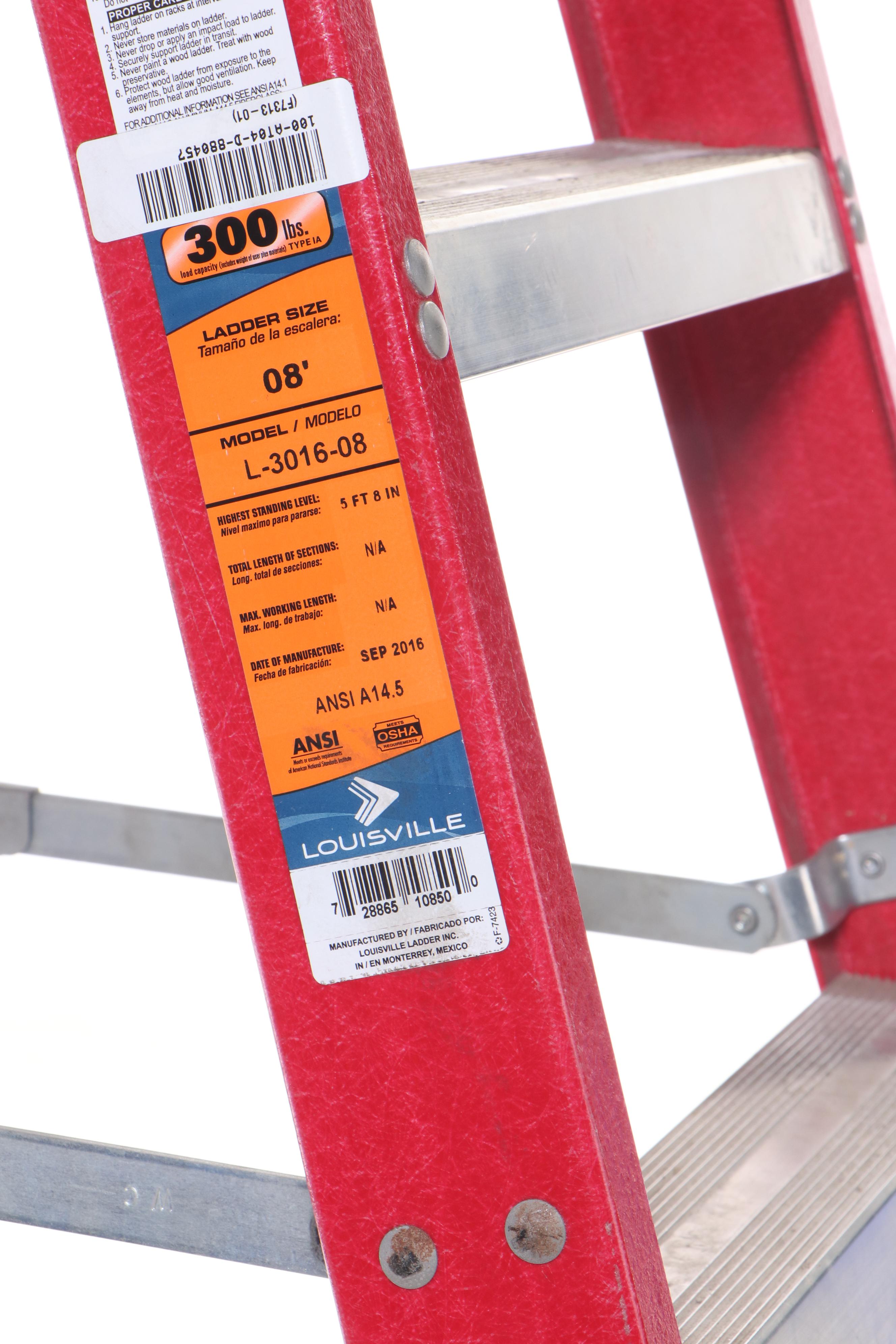 Louisville Ladder Co, Werner Craft Master Aluminum and Fiberglass Step Ladders