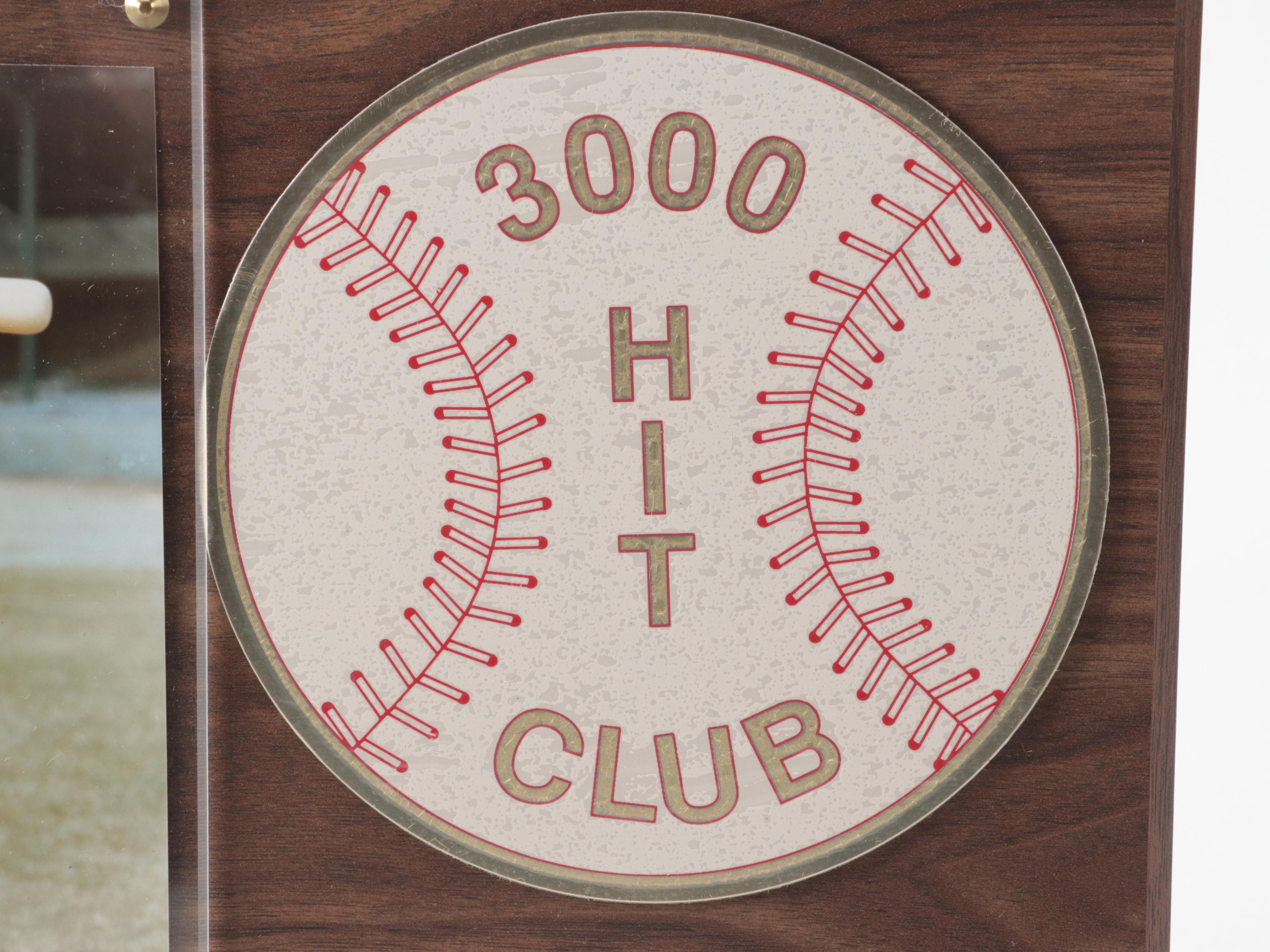 St. Louis Cardinals Stan Musial Signed "3000 Hit Club" Limited Edition Plaque