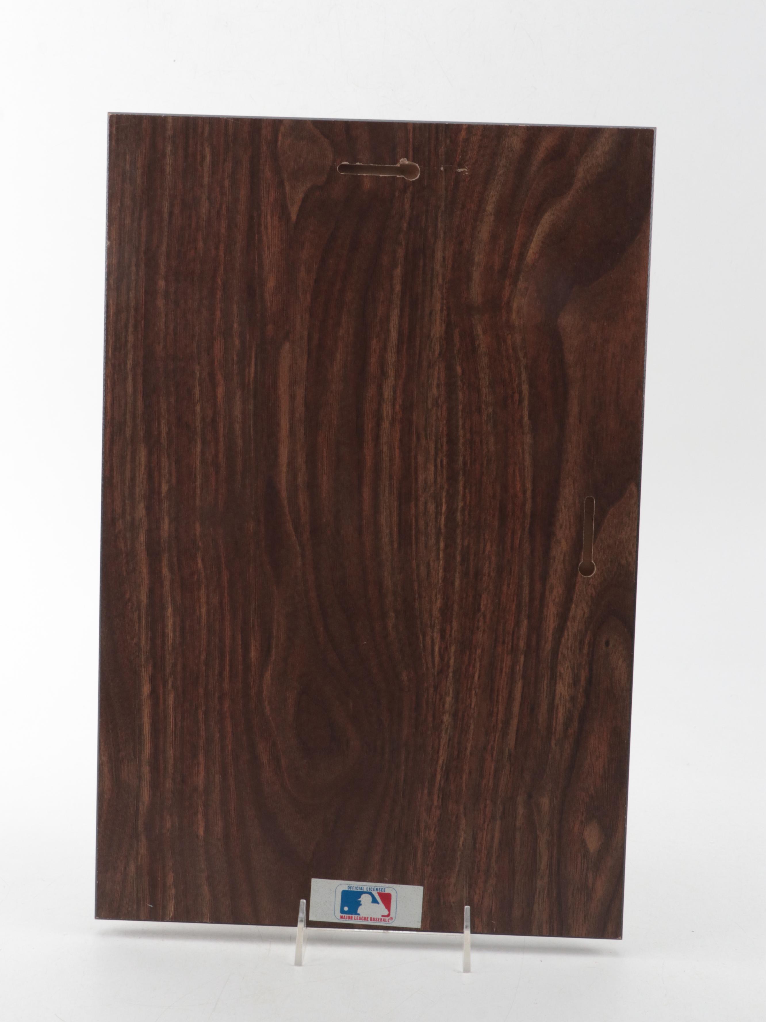 New York Yankees Joe DiMaggio Limited Edition Plaque With Signed Baseball