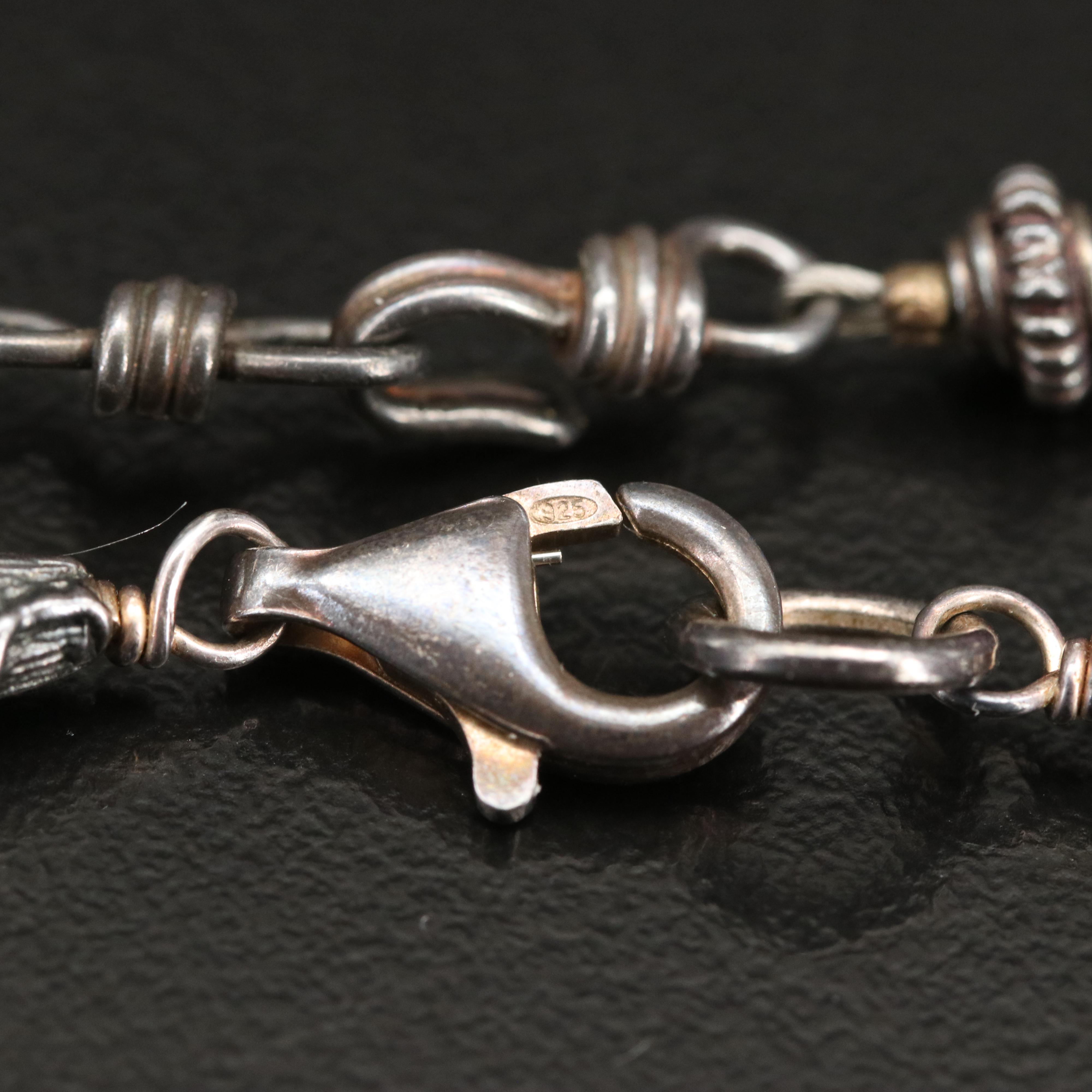 Sterling Necklaces Including "Echo of the Dreamer" Amethyst, Fluorite and Pearl