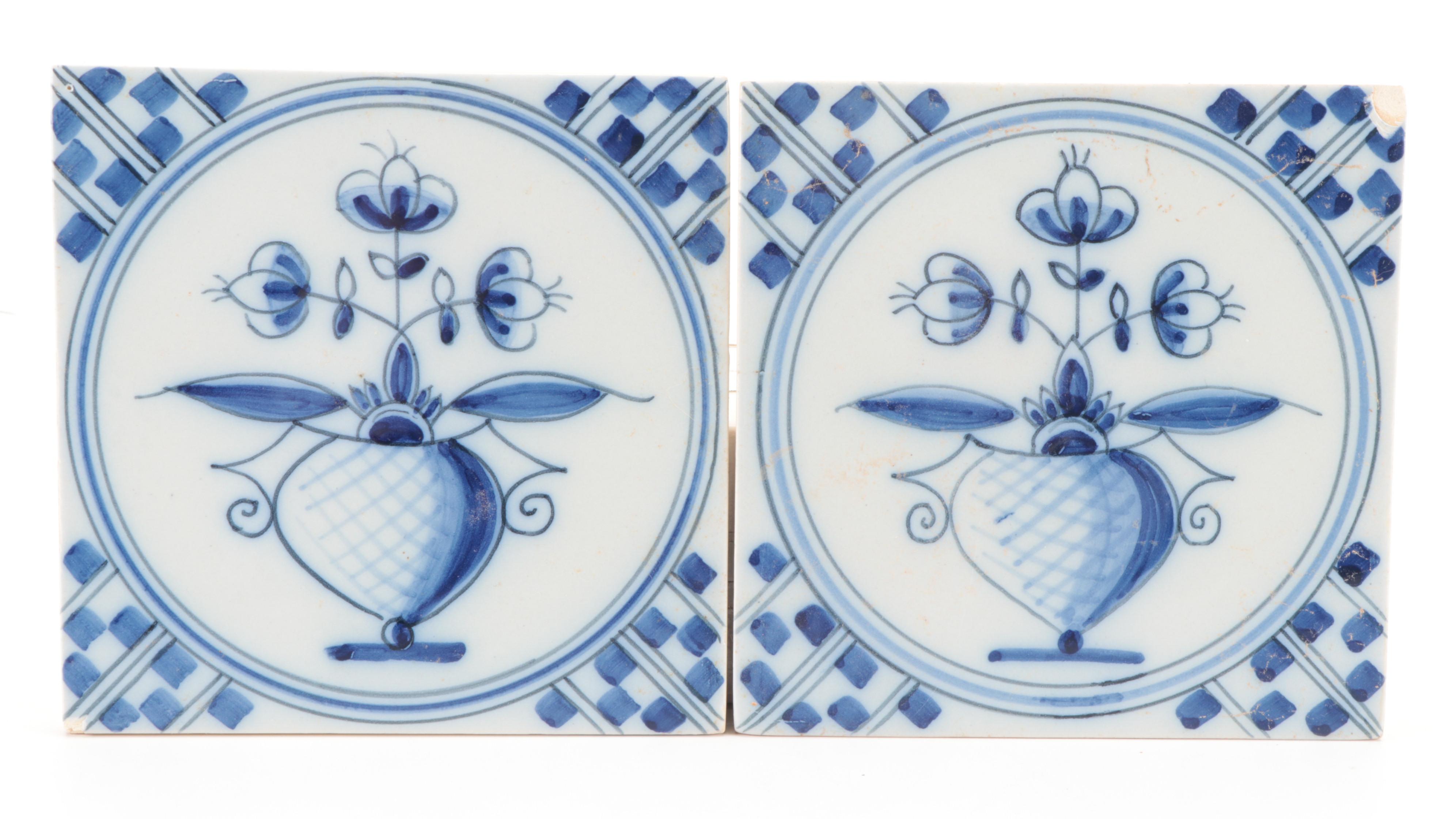 Harlingen Handmade Polychrome and Other Delft Tiles