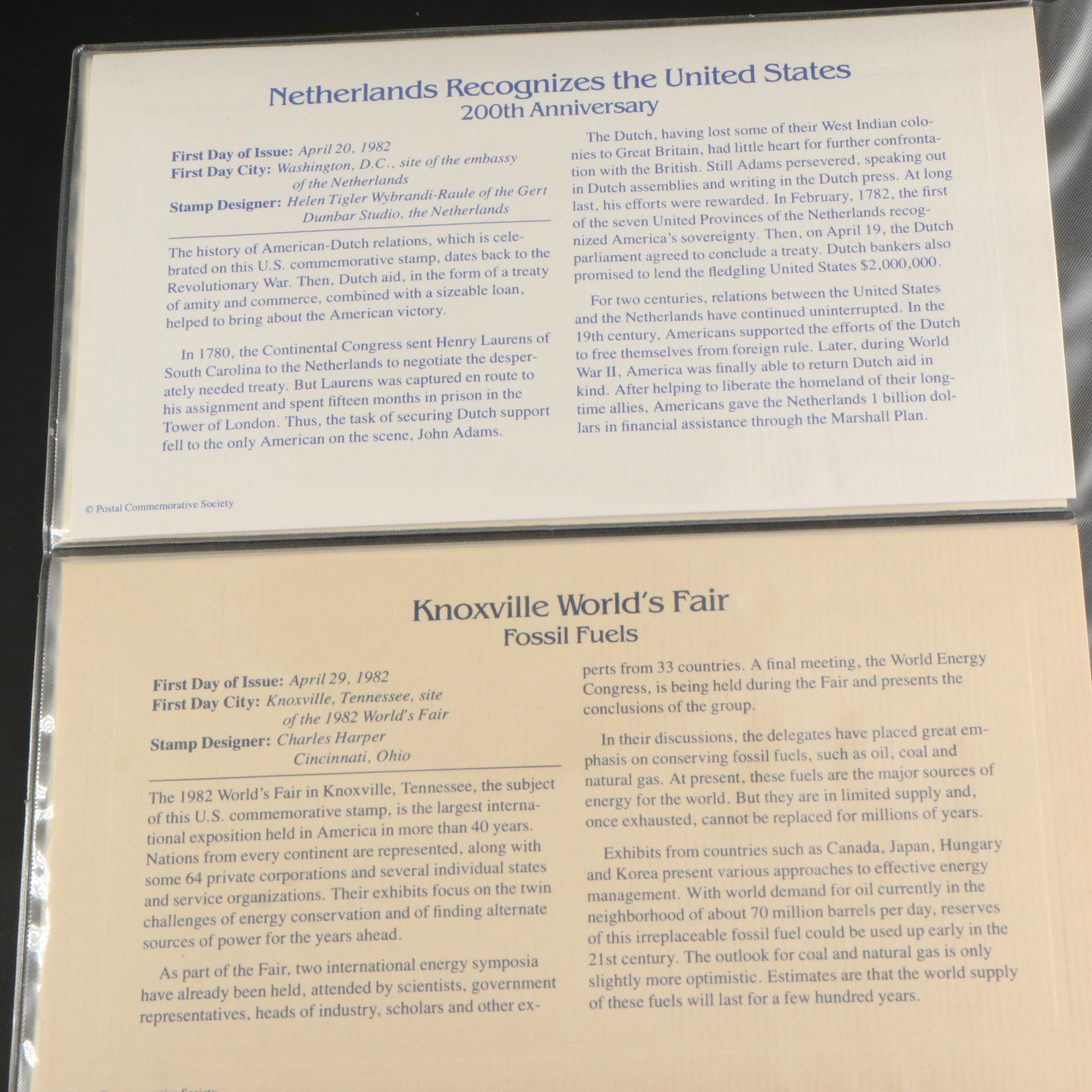 "Historic Stamps of America" Album by The Postal Commemorative Society