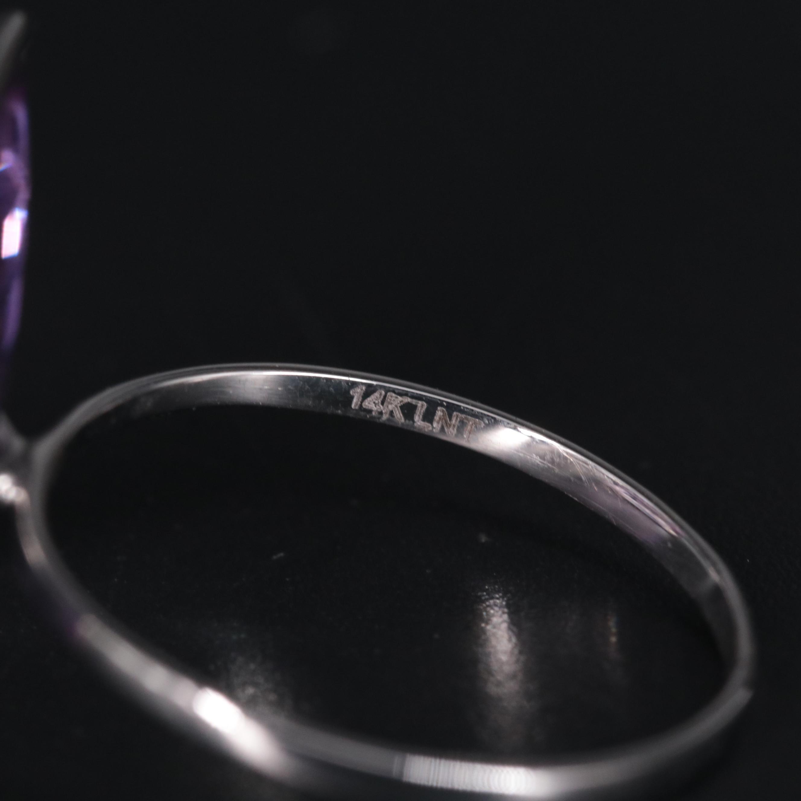 14K Amethyst Ring