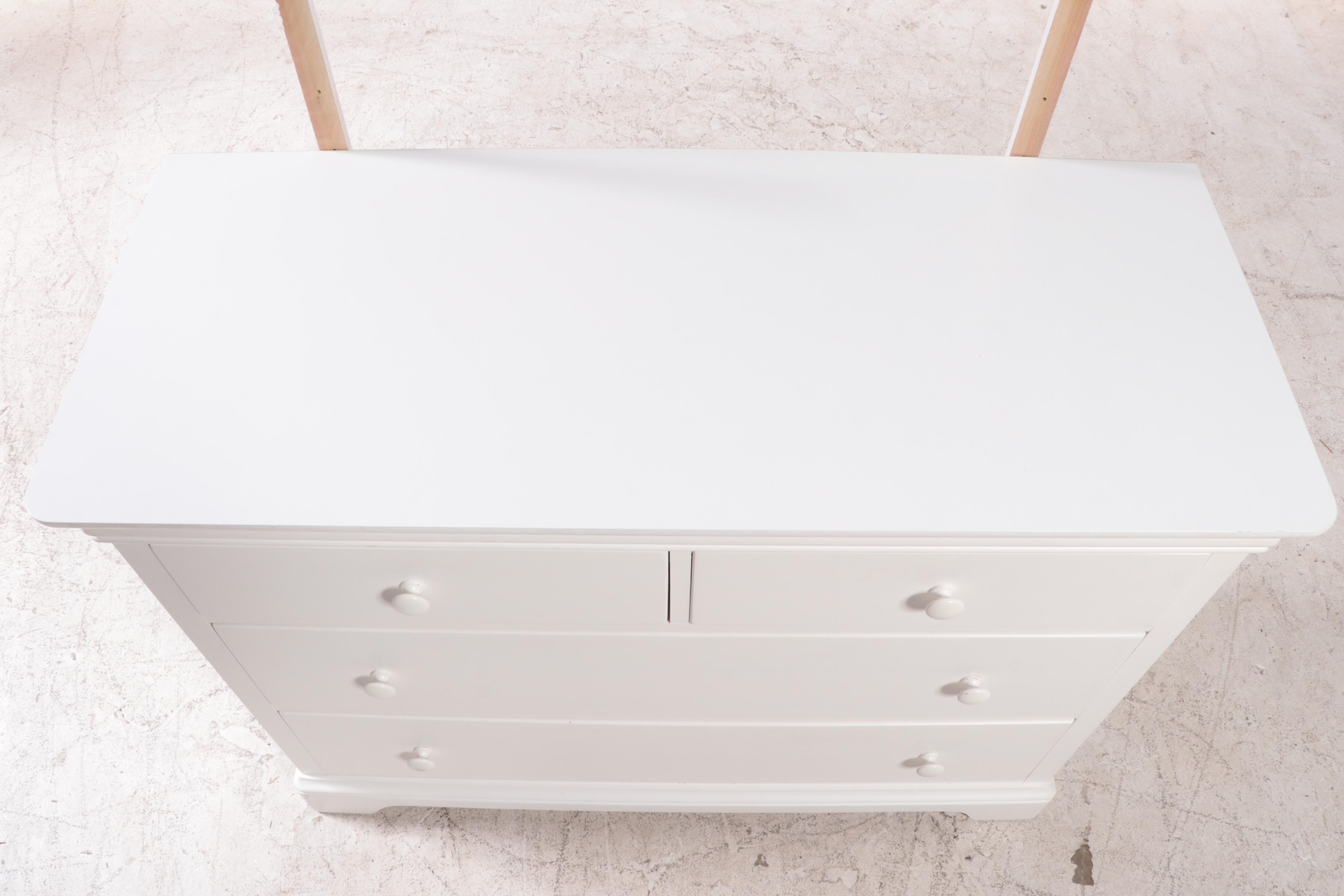 Stanley Furniture "Young America" White-Painted Four-Drawer Dresser