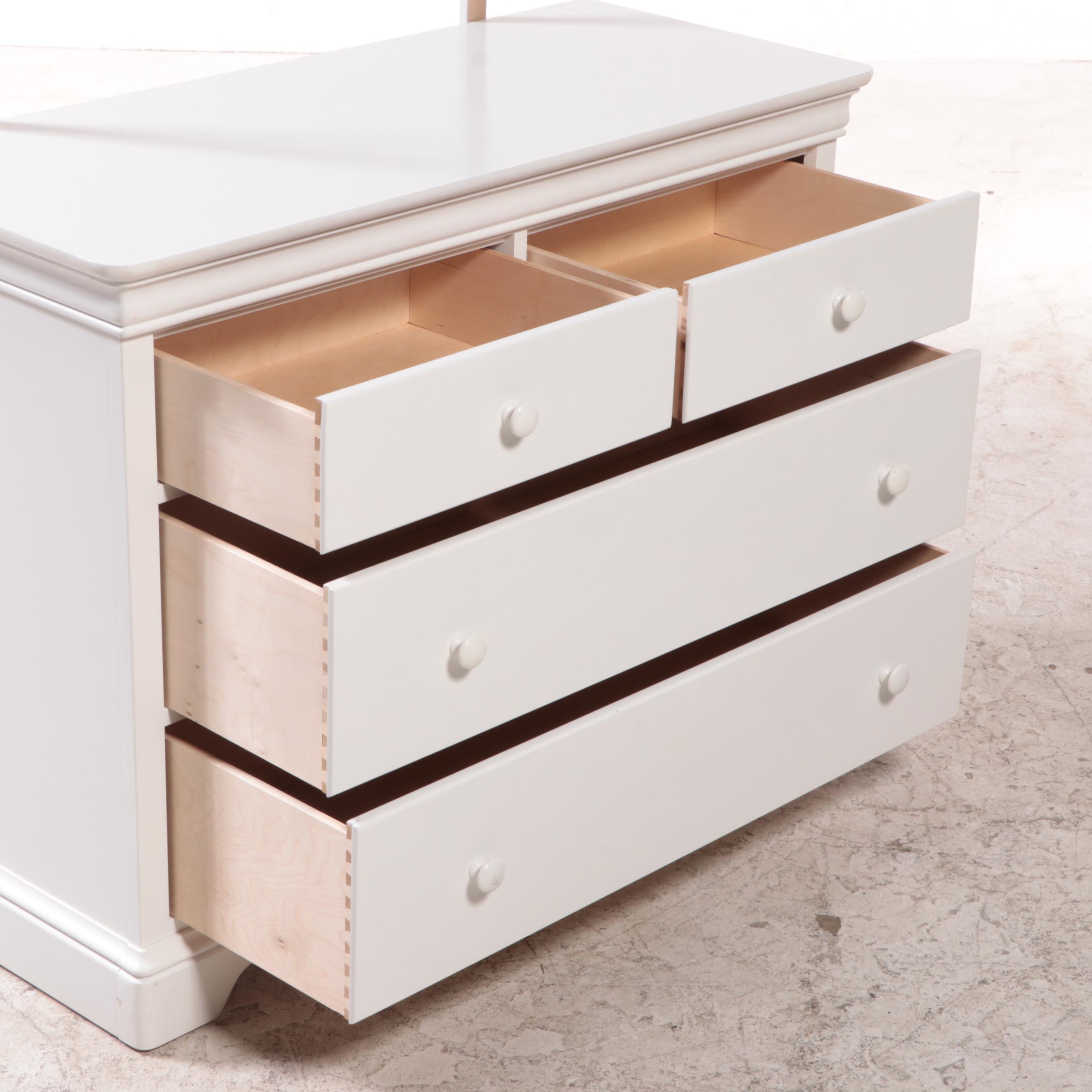 Stanley Furniture "Young America" White-Painted Four-Drawer Dresser