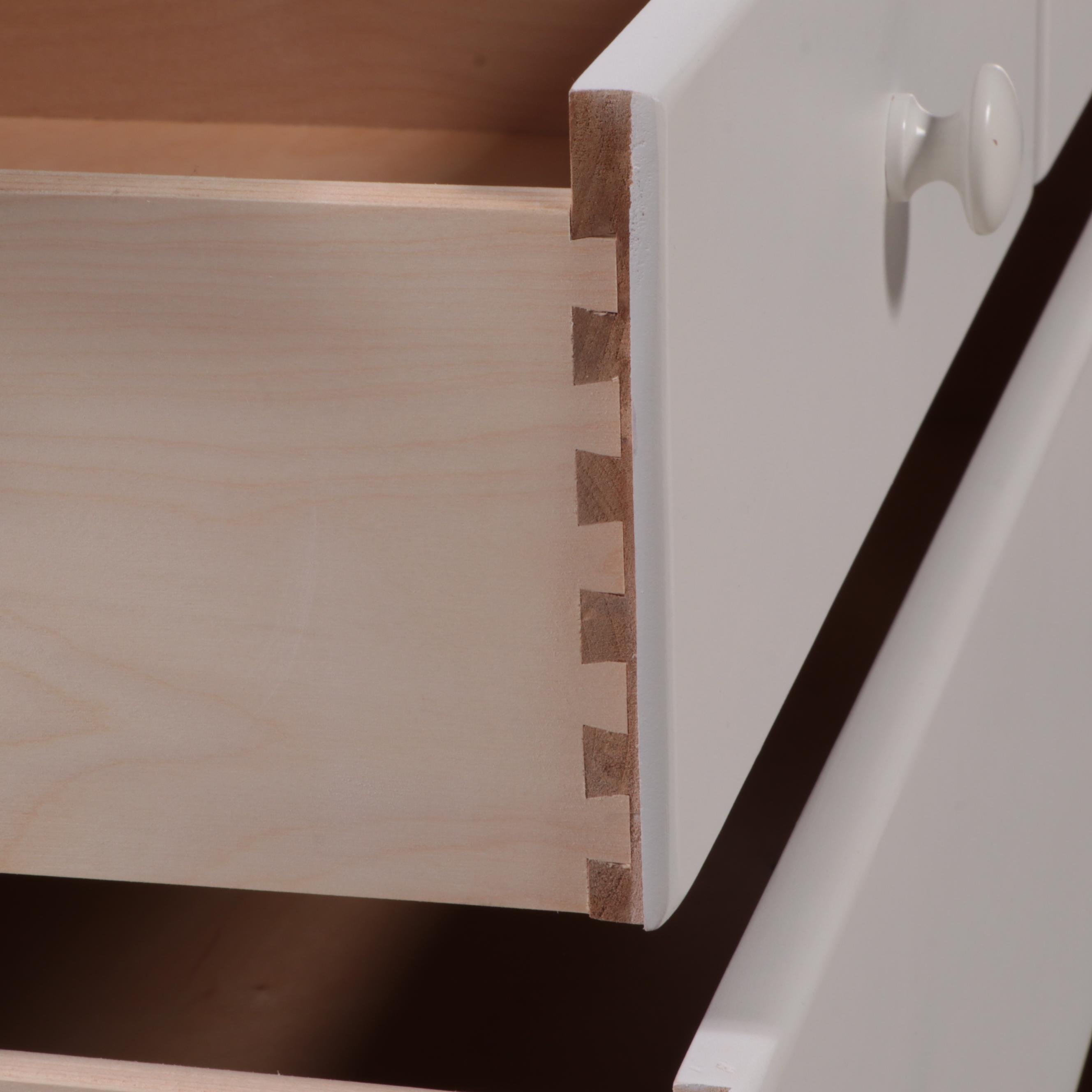 Stanley Furniture "Young America" White-Painted Four-Drawer Dresser