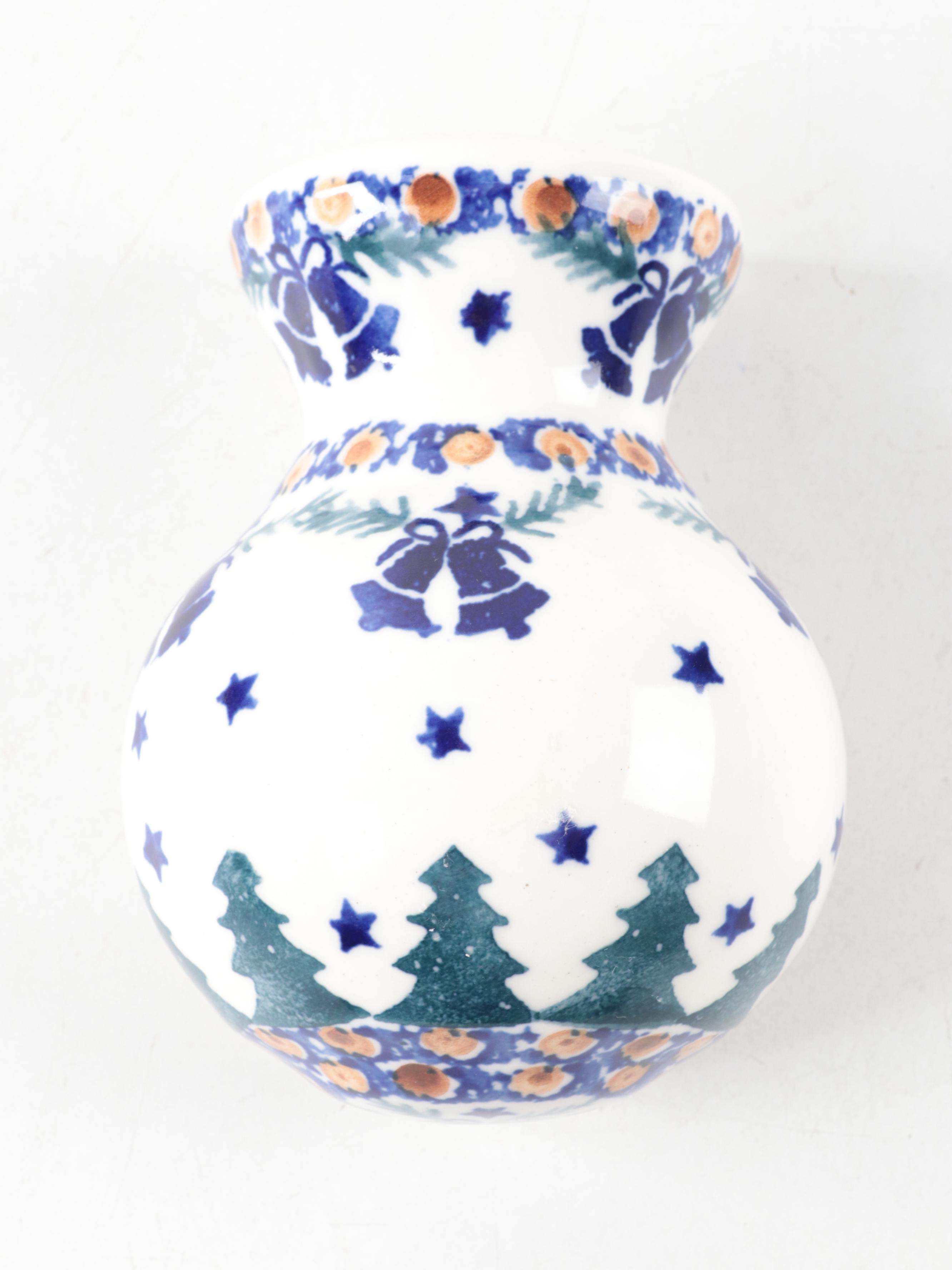 Ceramica Artystyczna Wiza Polish Pottery Dinnerware and Luminaires