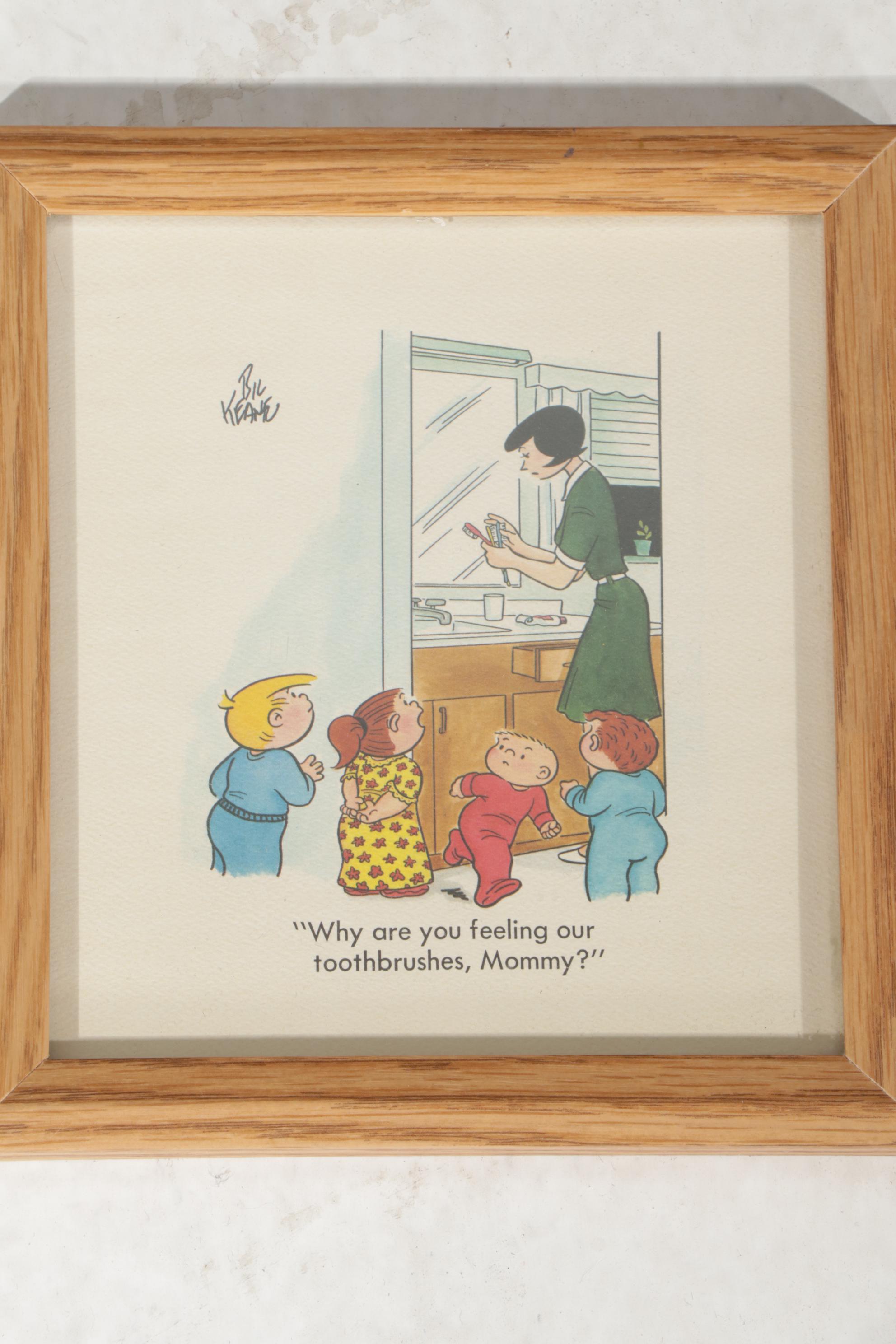 Newspaper Comic Strip Offset Lithographs and Postage Stamp Collection