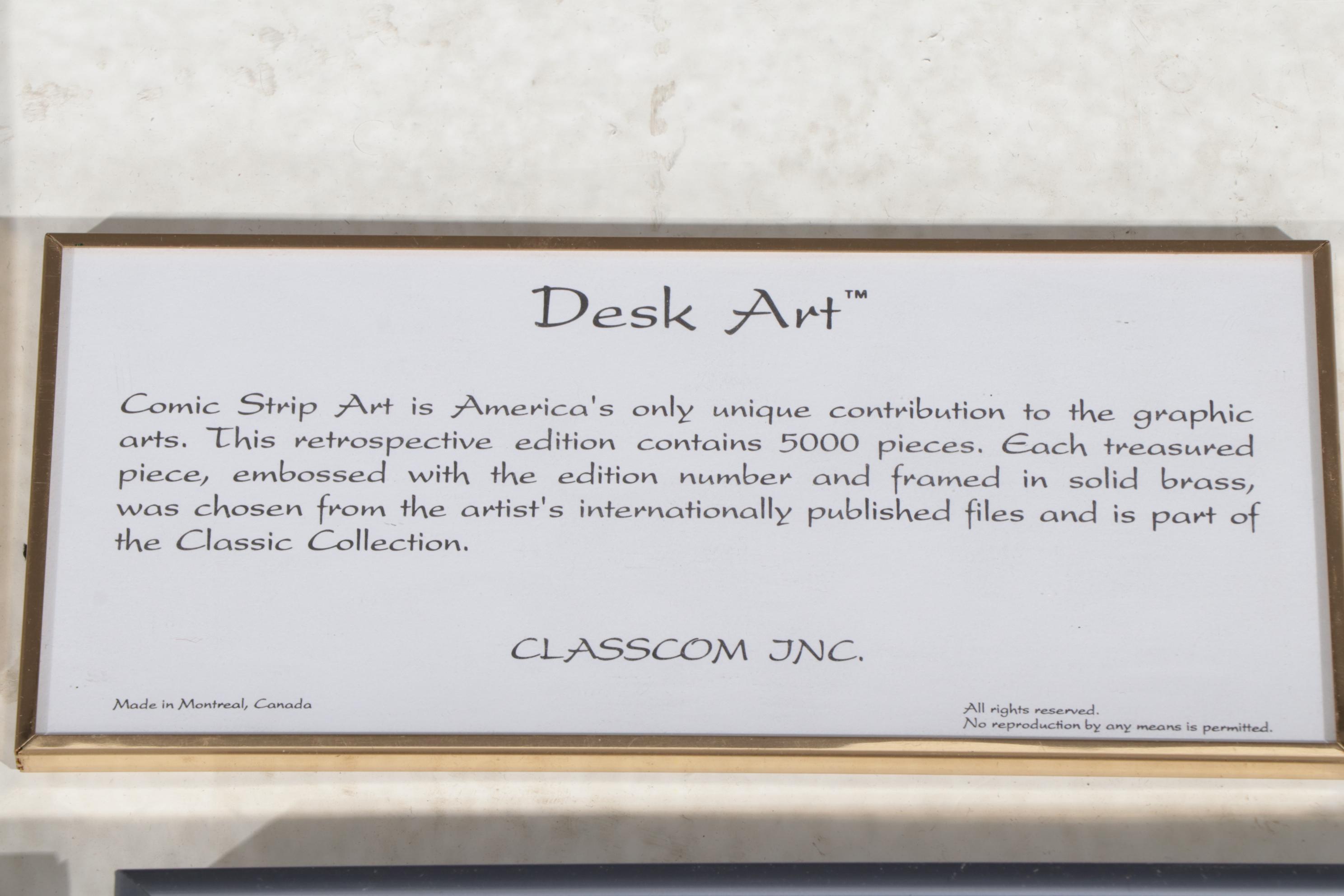 Newspaper Comic Strip Offset Lithographs and Postage Stamp Collection