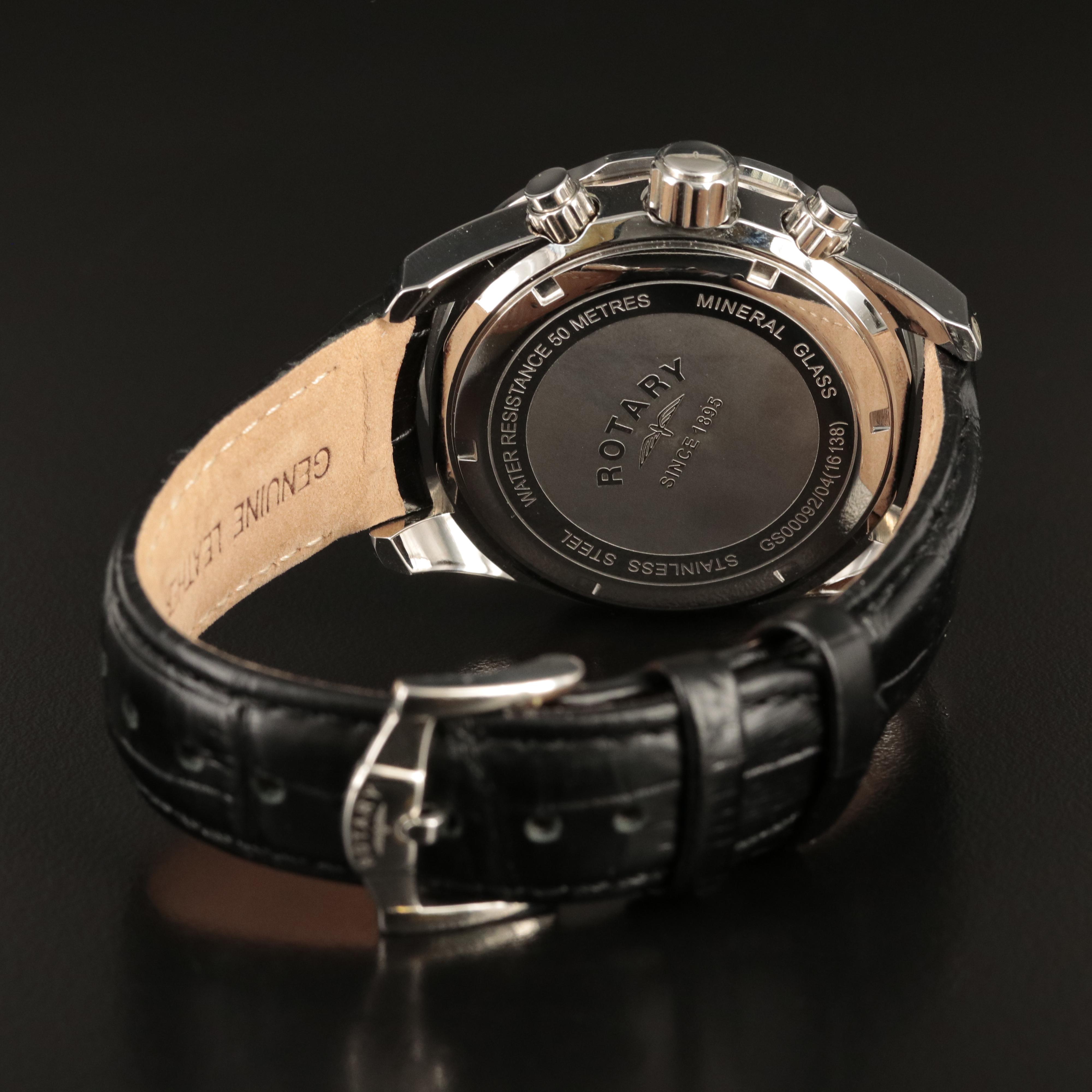 Rotary Blue Dial Chronograph Watch