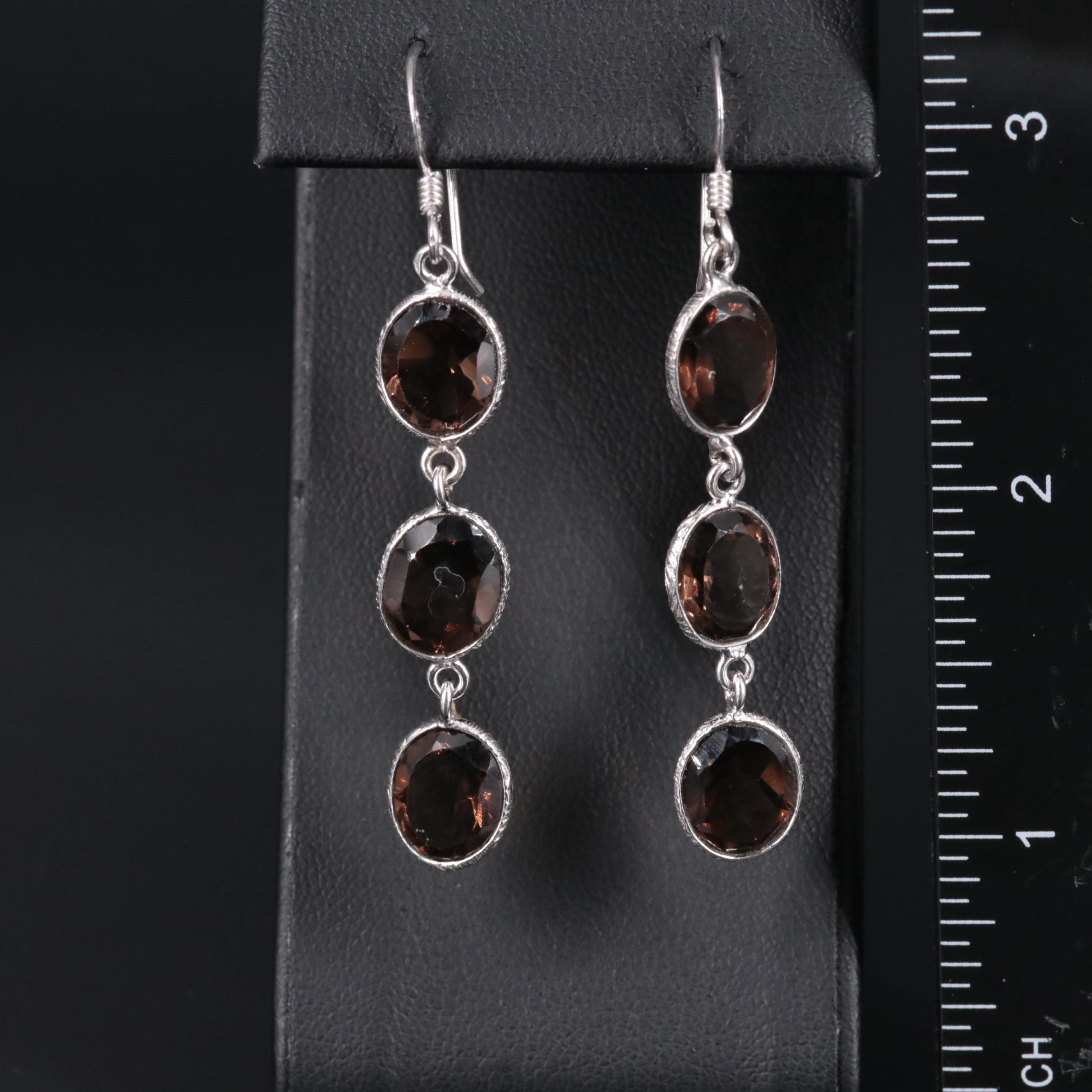 Sterling Silver Gemstone Earrings