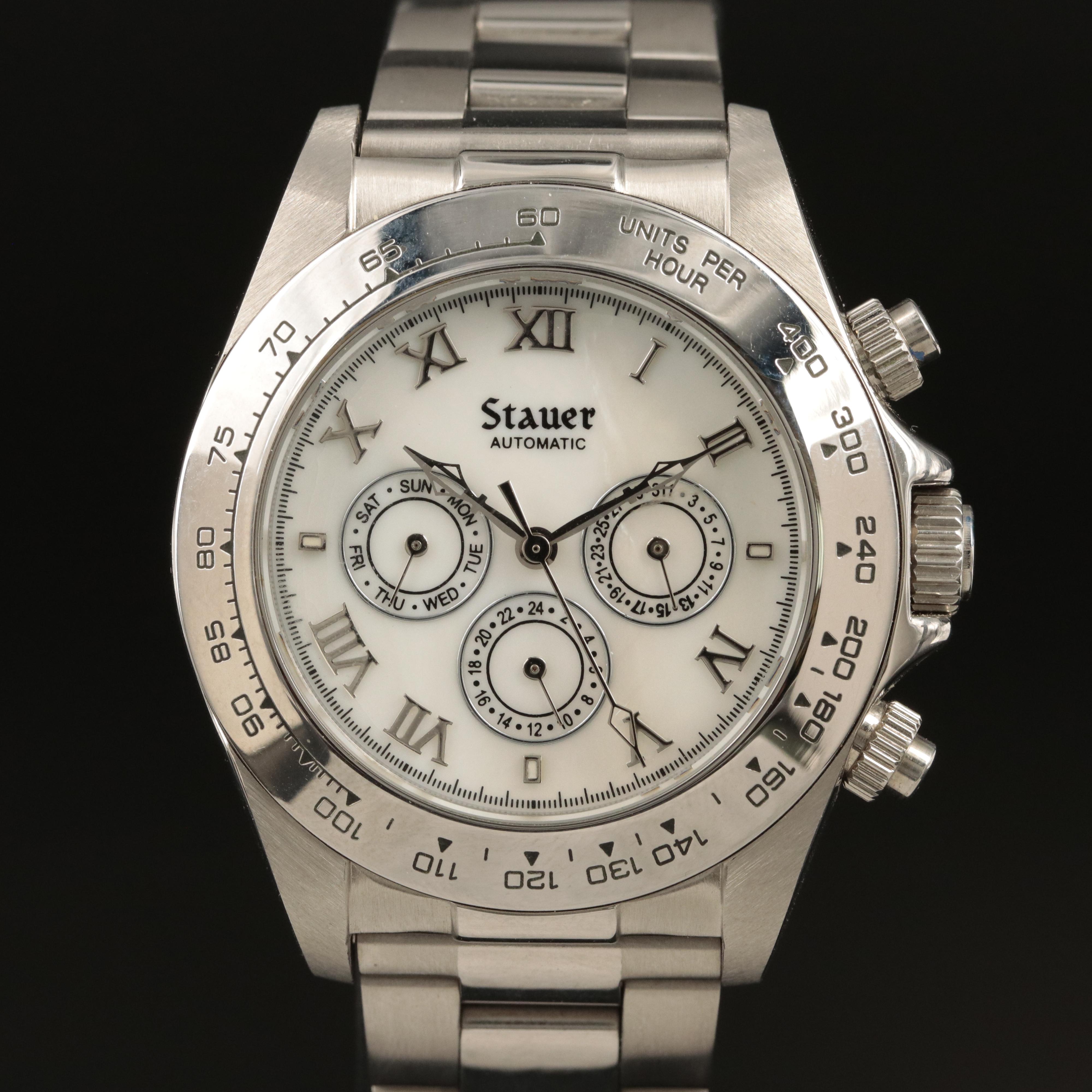 Stauer Automatic Day - Date Stainless Steel Watch