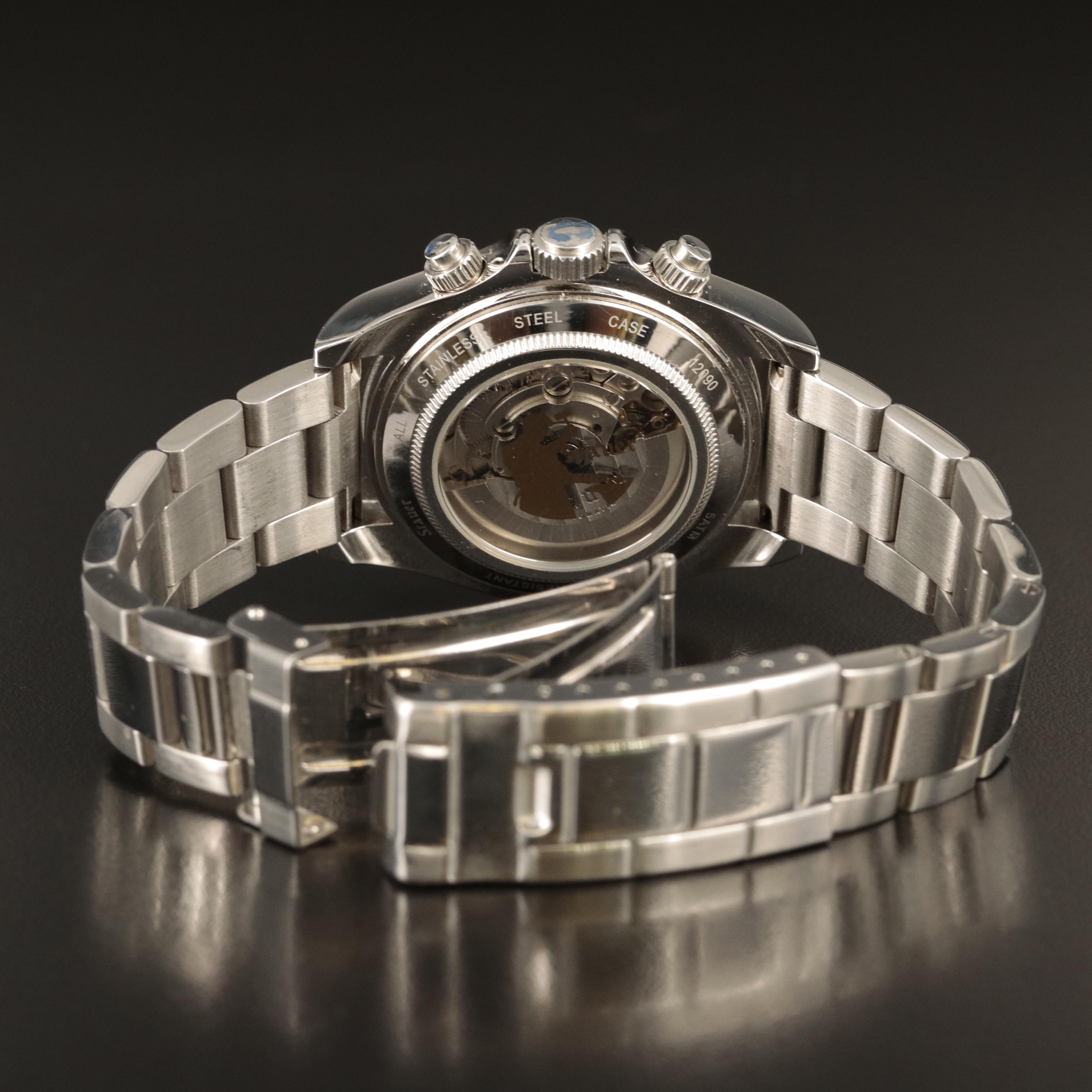 Stauer Automatic Day - Date Stainless Steel Watch