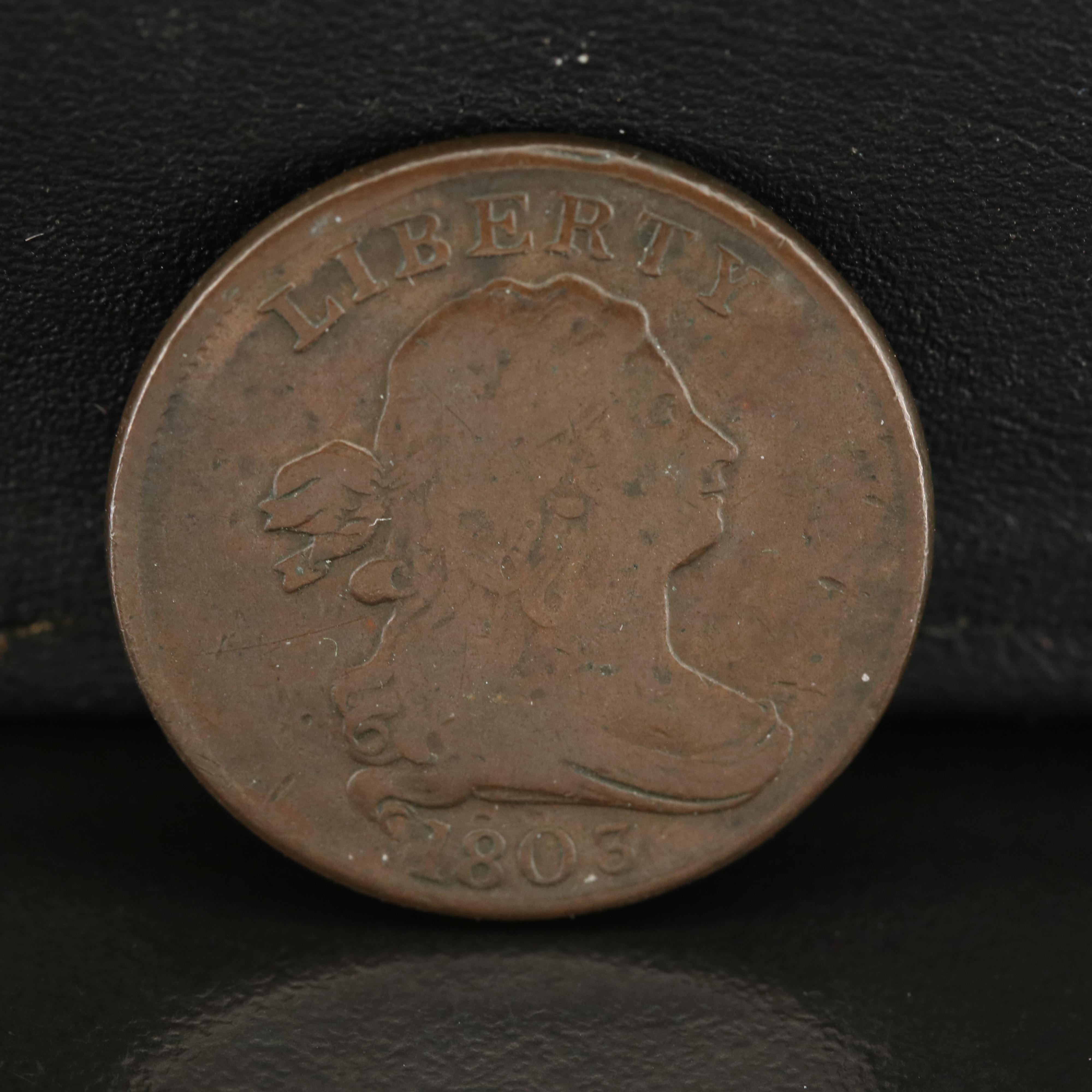 1803 Draped Bust Half Cent