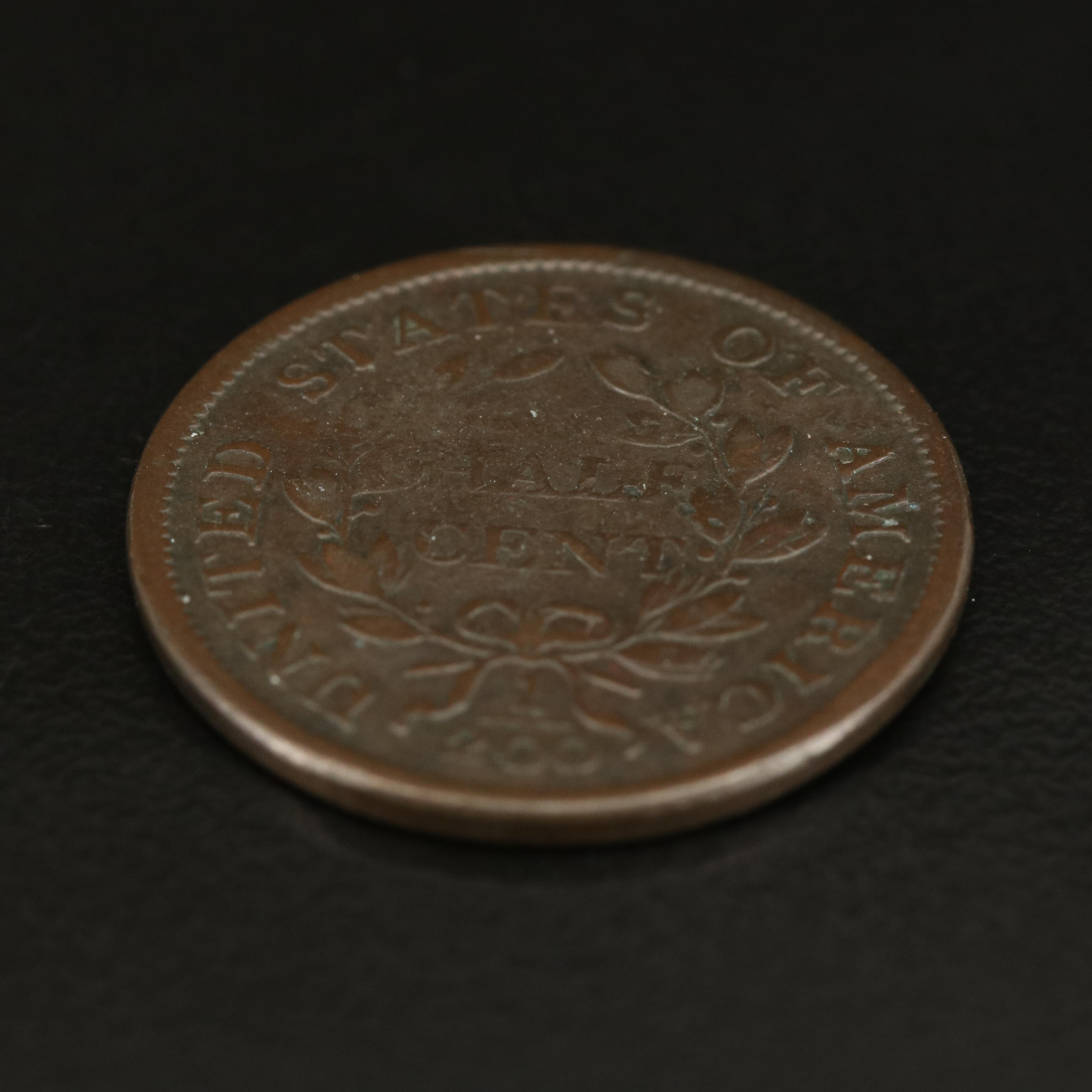 1803 Draped Bust Half Cent