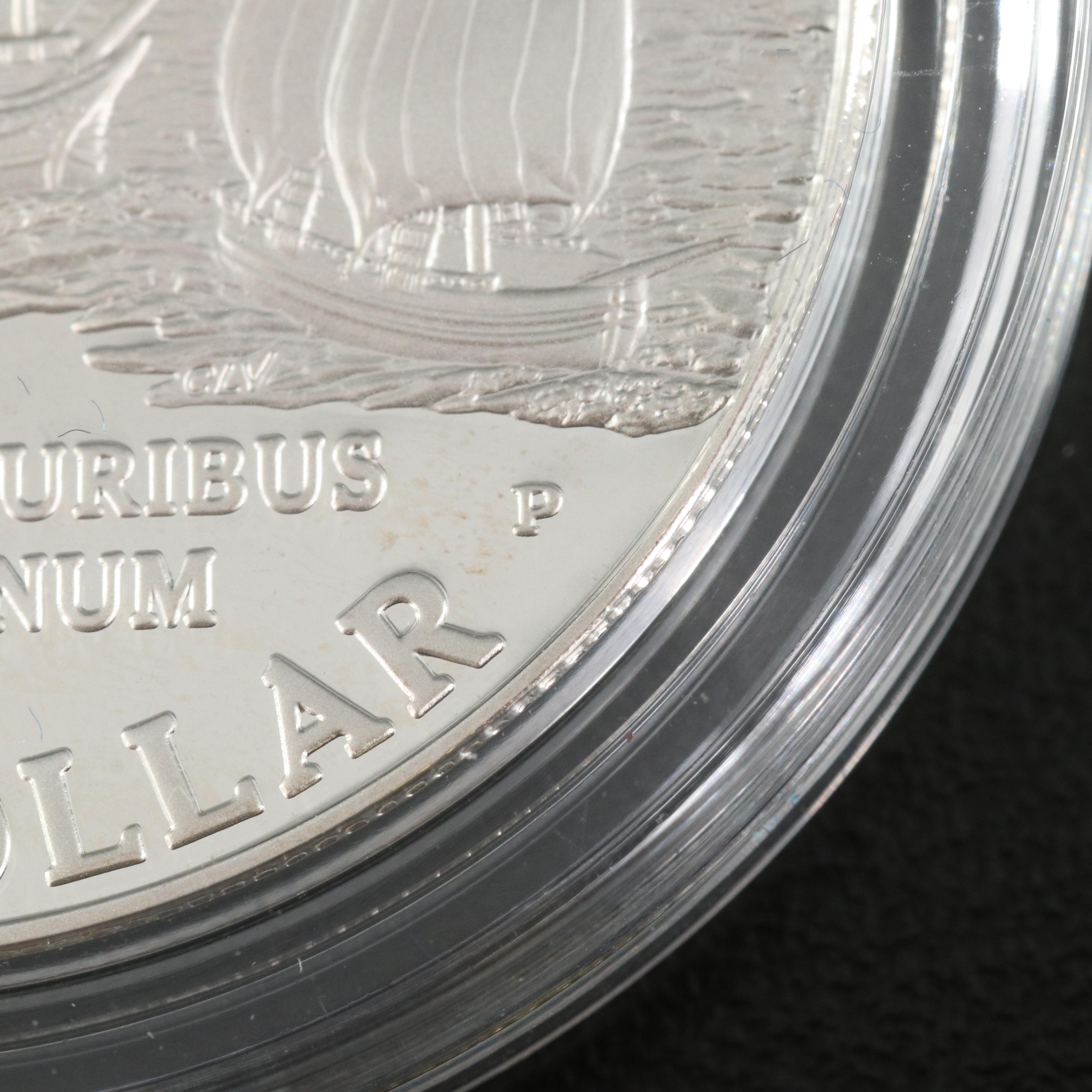 Five Modern Commemorative Silver Dollars