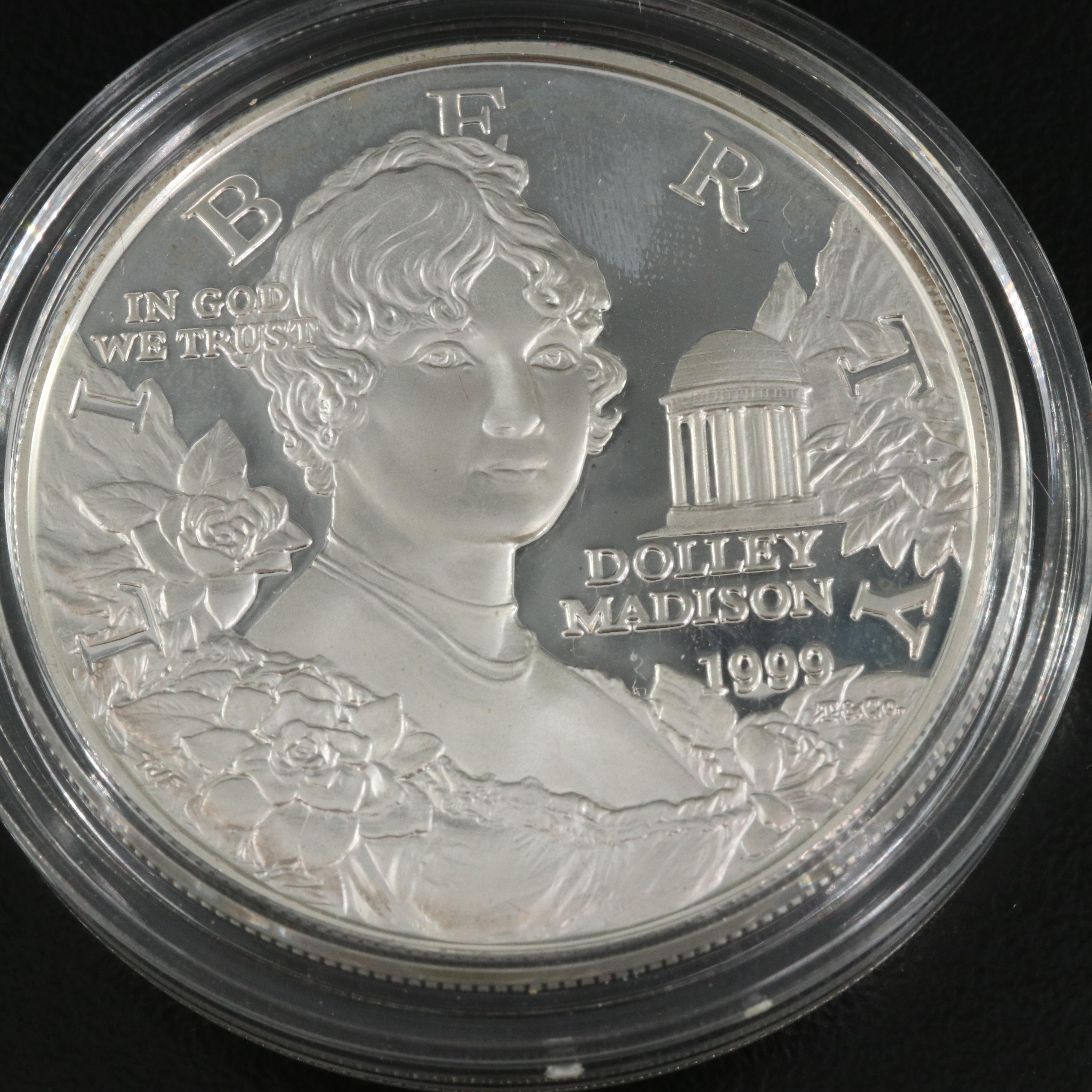Five Modern Commemorative Silver Dollars