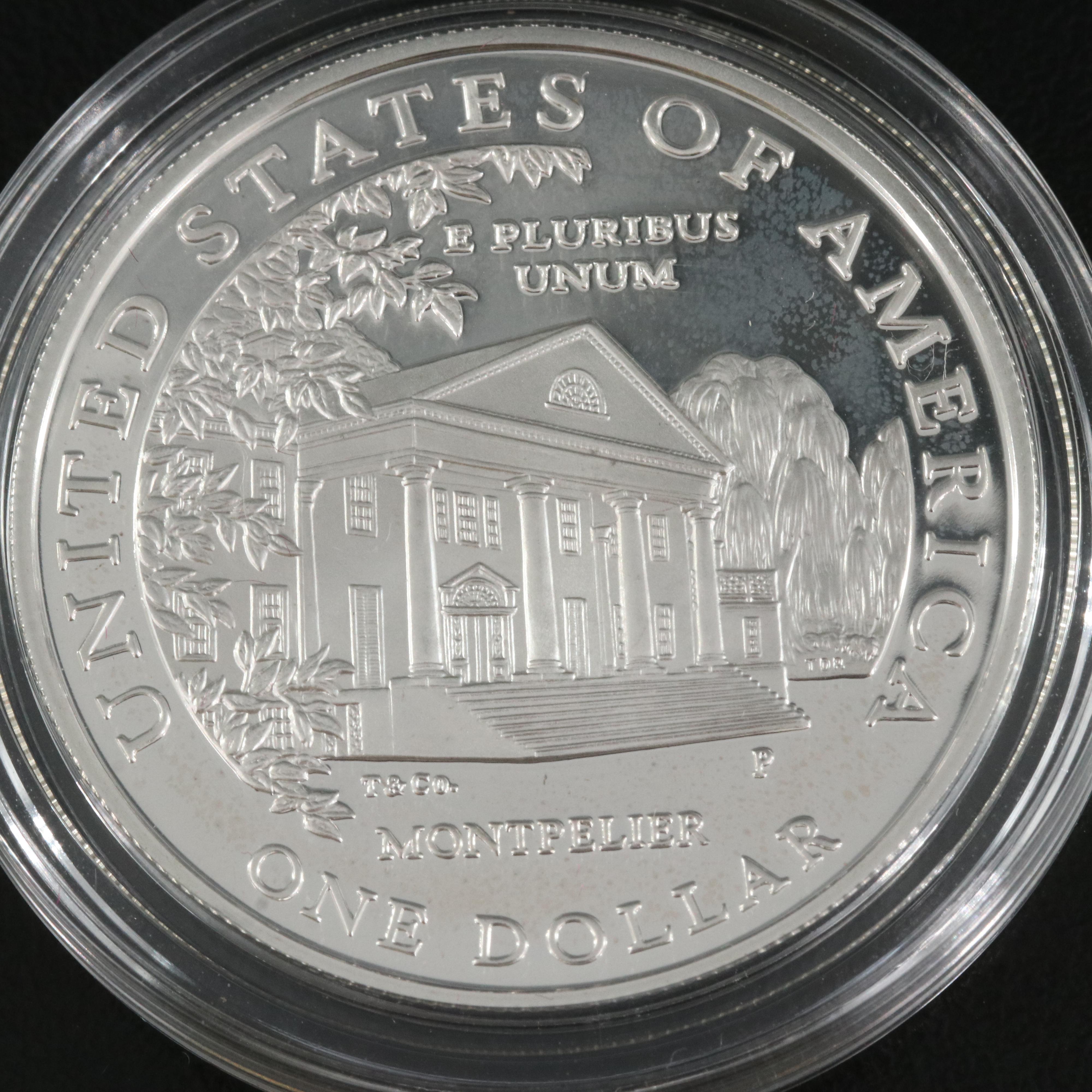 Five Modern Commemorative Silver Dollars