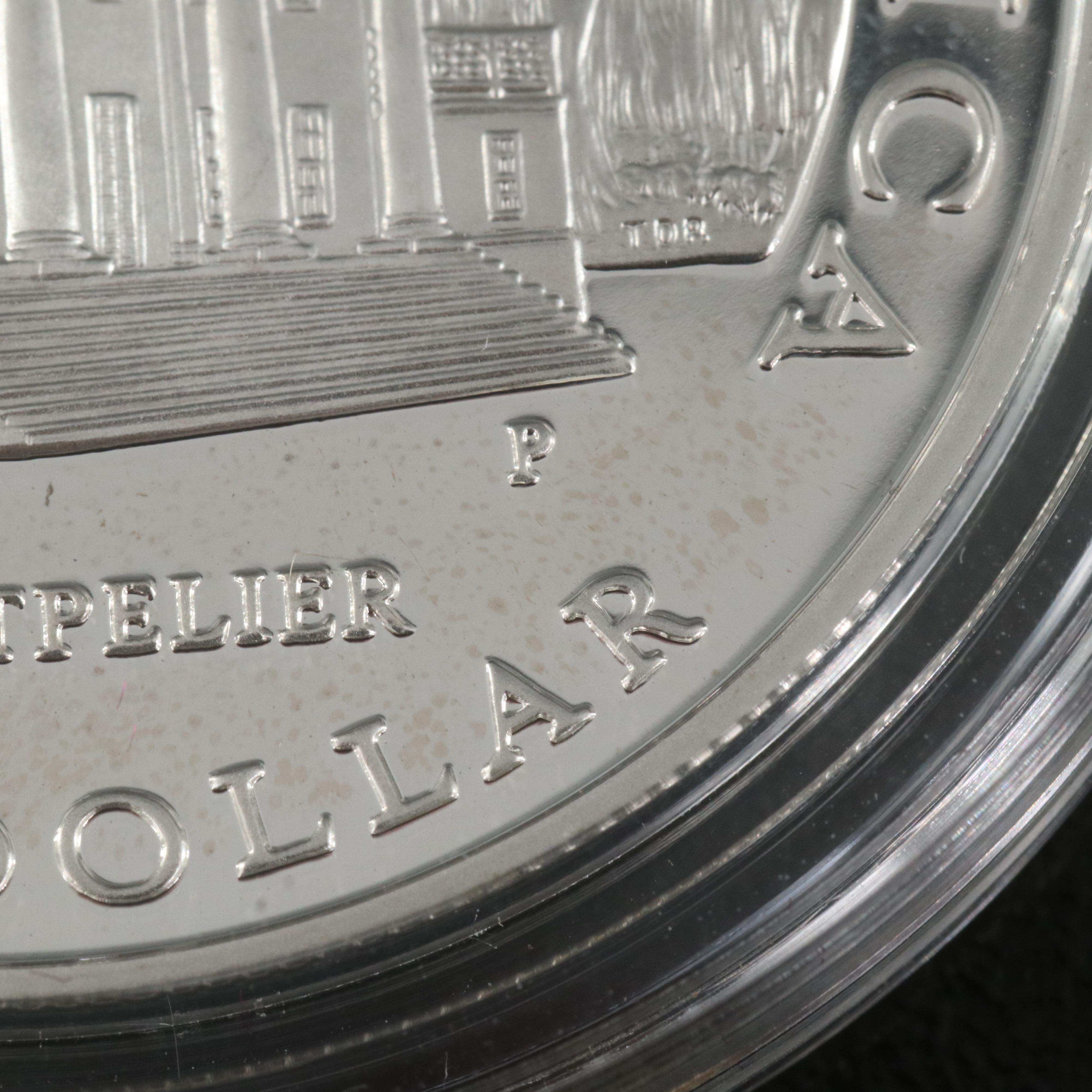 Five Modern Commemorative Silver Dollars