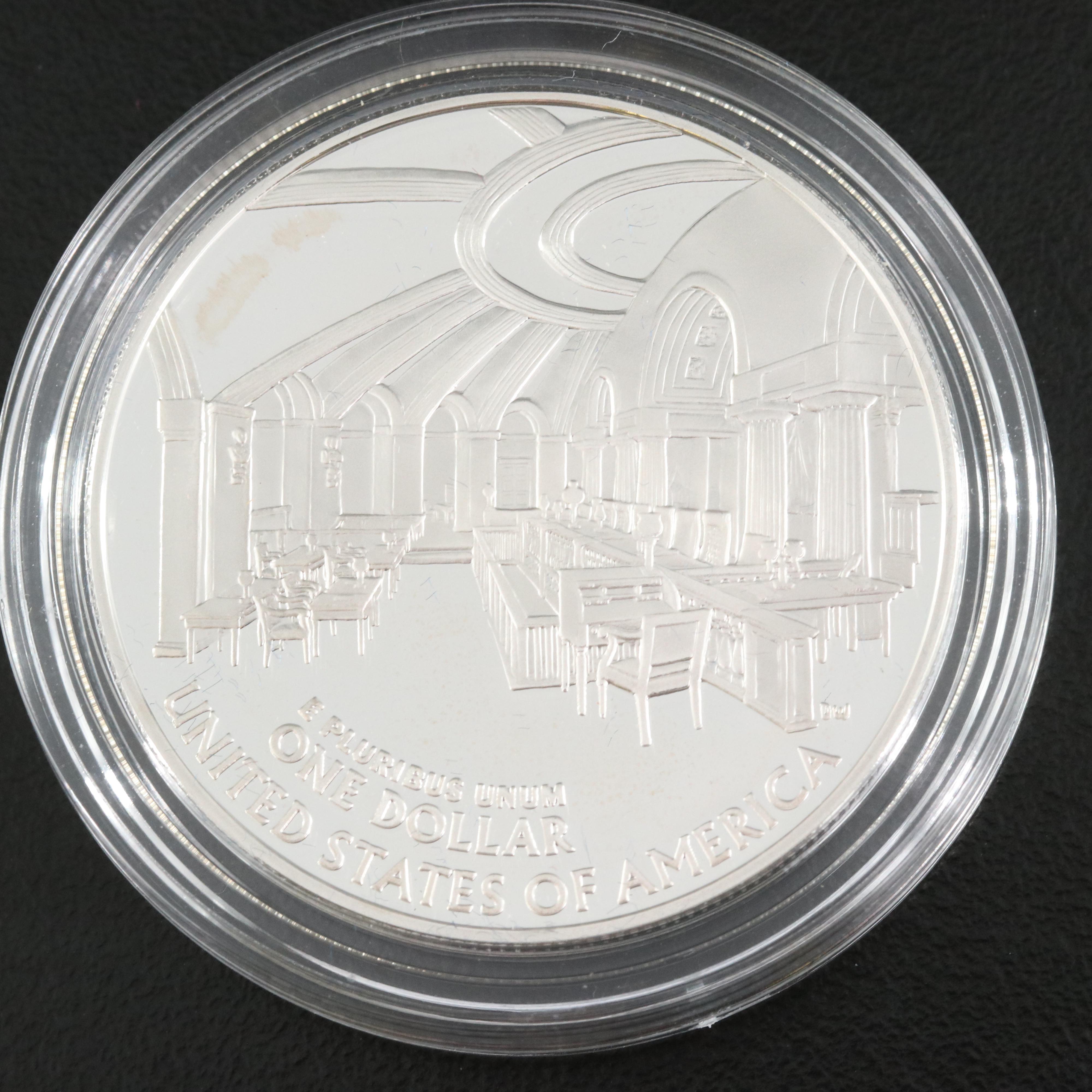 Five Modern Commemorative Silver Dollars
